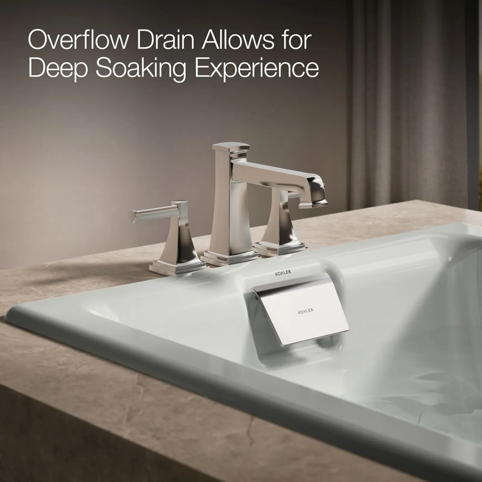 66" x 36" drop-in Effervescence whirlpool bath^Kohler Hot