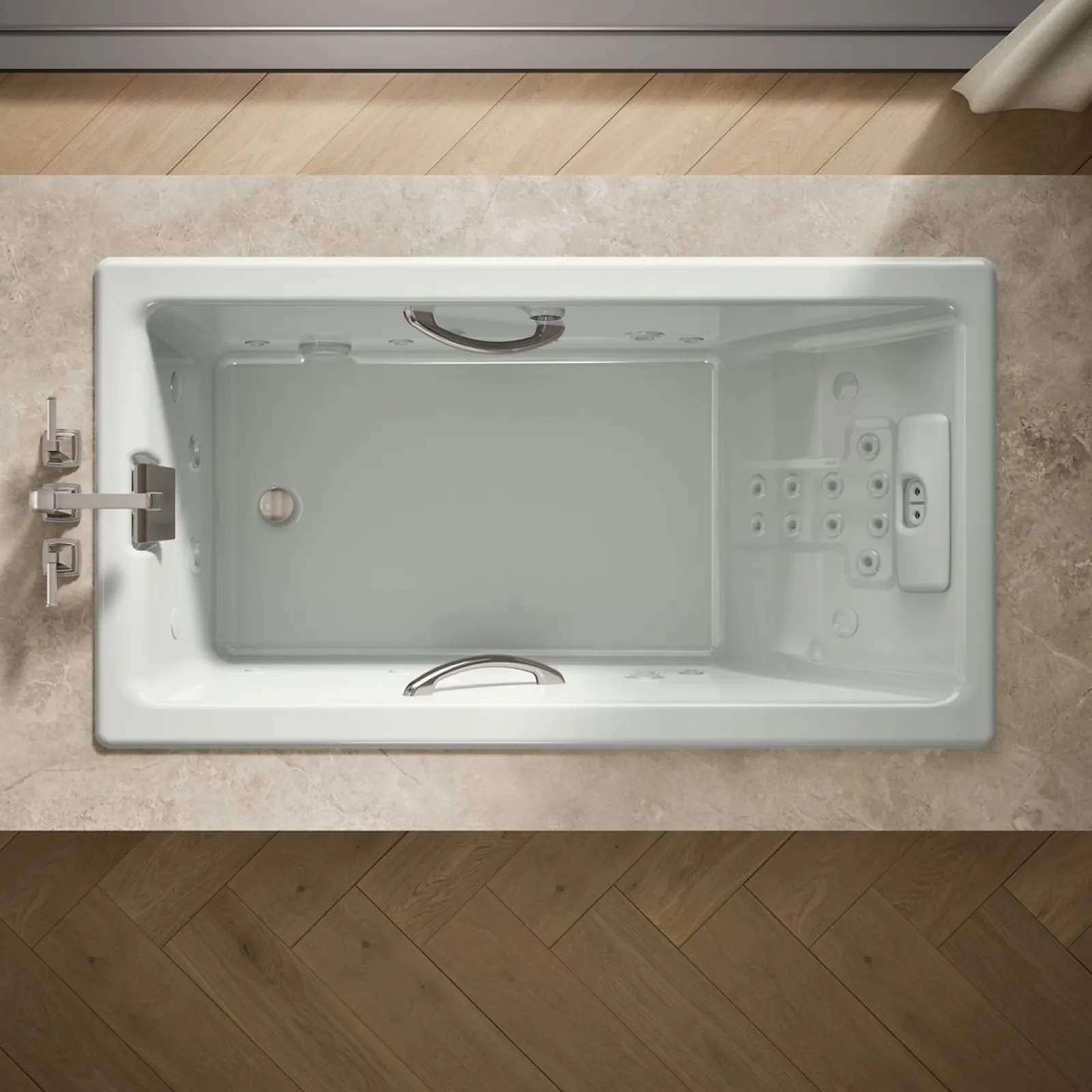 66" x 36" drop-in Effervescence whirlpool bath^Kohler Discount