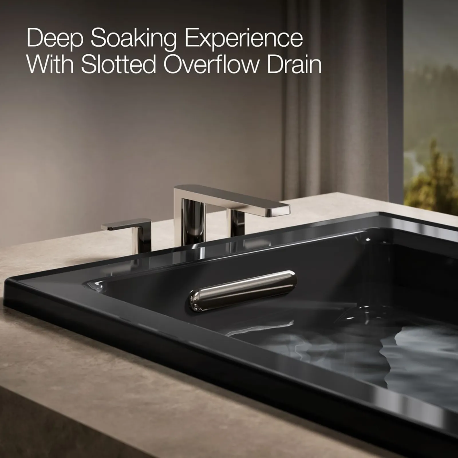 60" x 32" drop-in Heated BubbleMassage air bath with Bask® heated surface^Kohler Sale