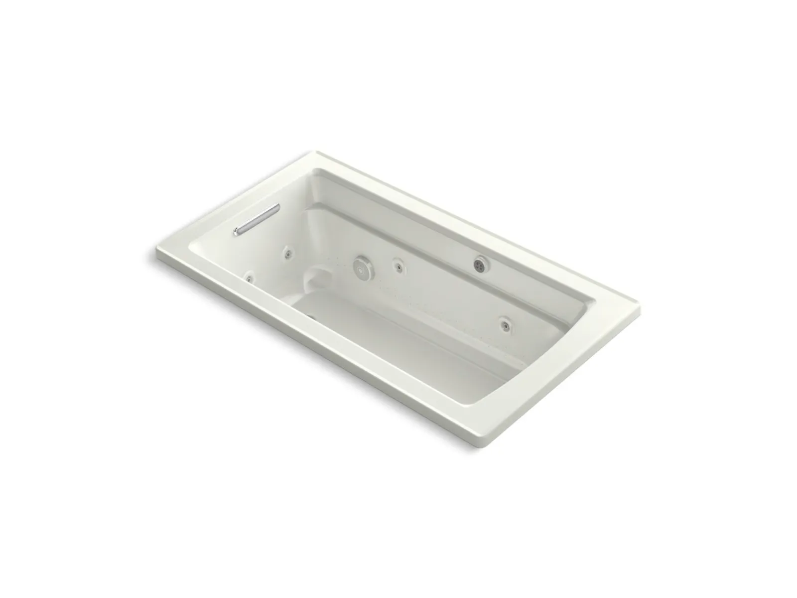 60" x 32" drop-in Heated BubbleMassage™ air bath and whirlpool^Kohler
