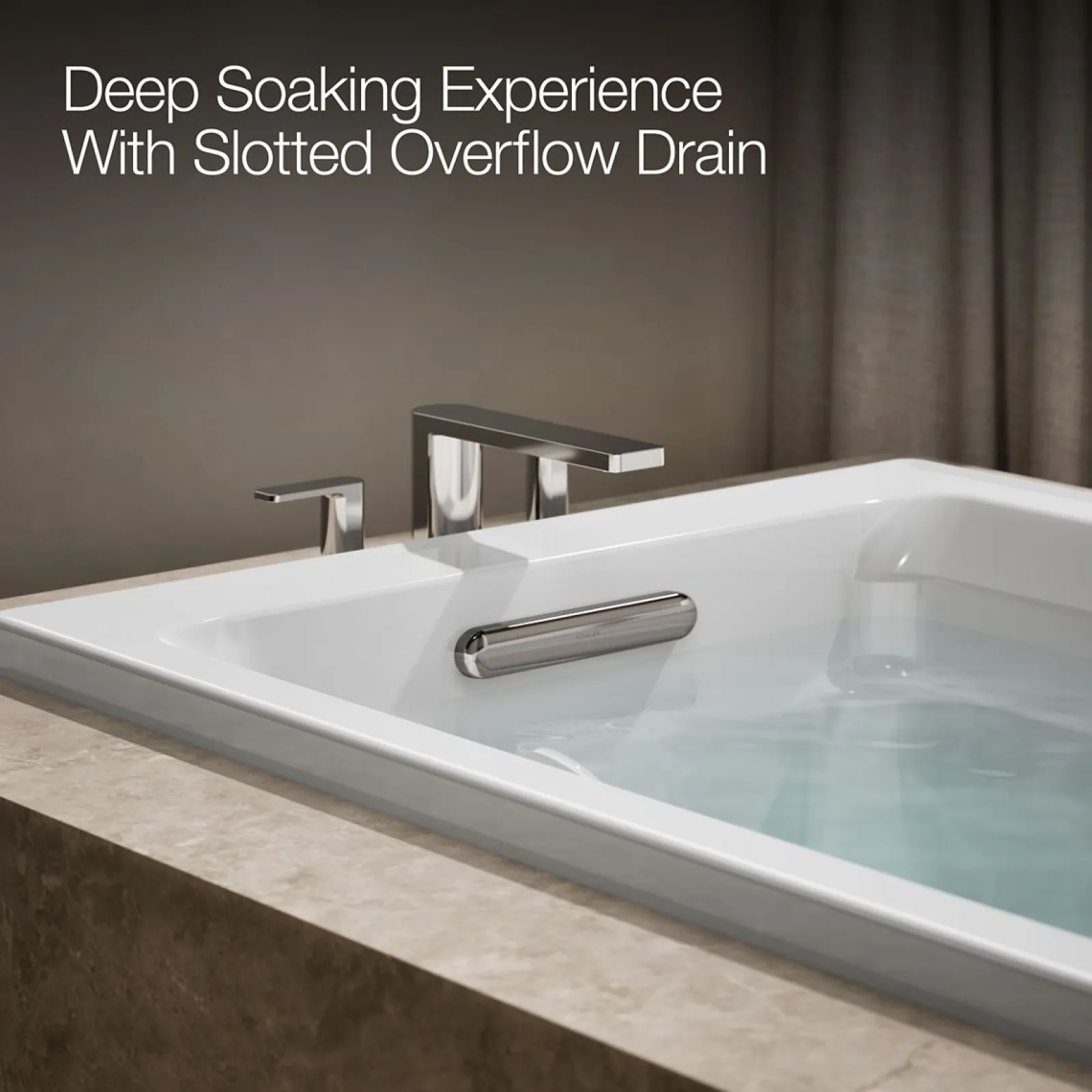 72" x 36" drop-in Heated BubbleMassage™ air bath with Bask® heated surface^Kohler Sale