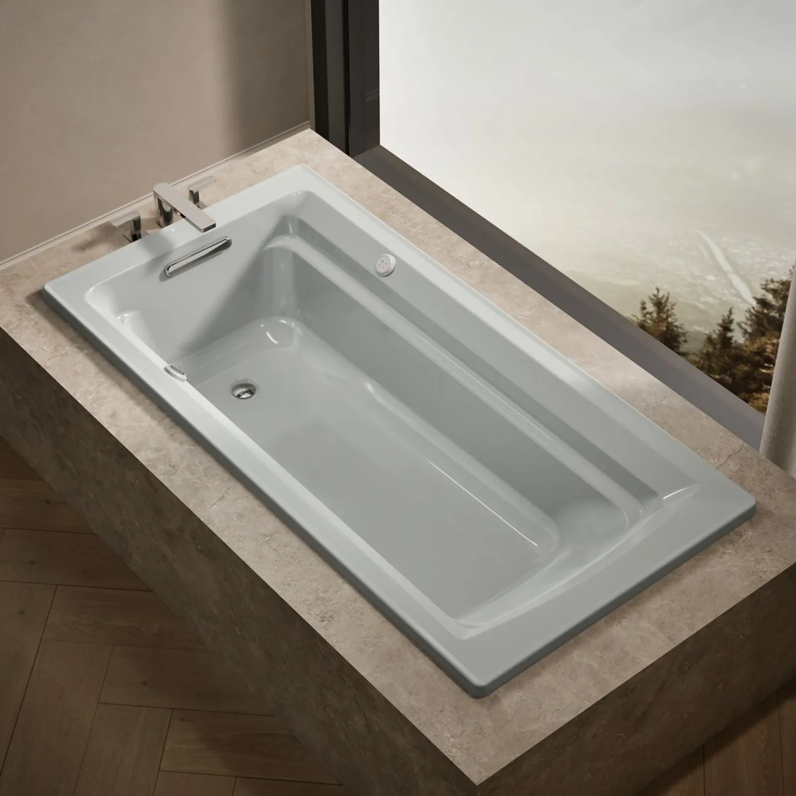72" x 36" drop-in Heated BubbleMassage™ air bath with Bask® heated surface^Kohler Sale