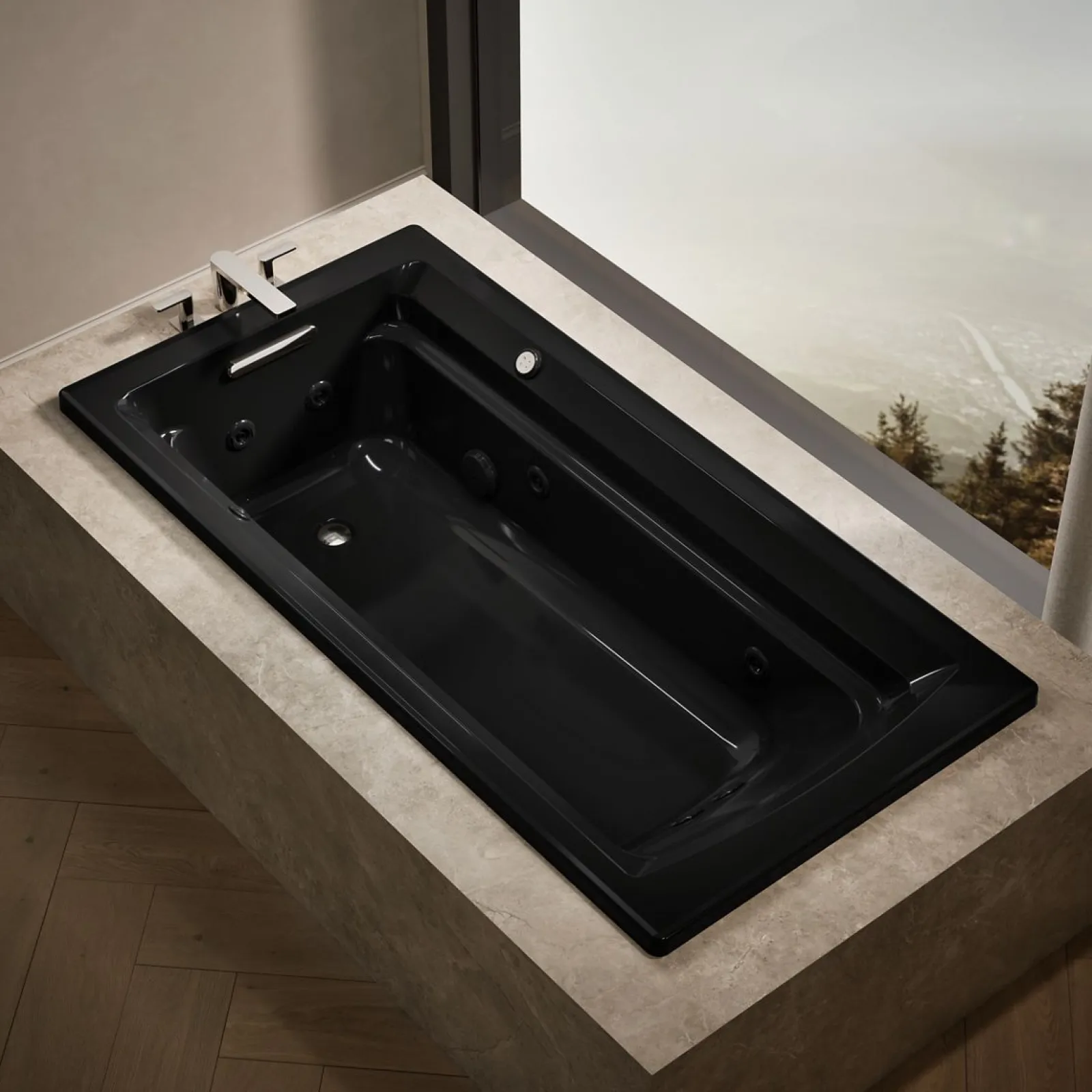72" x 36" drop-in Heated BubbleMassage™ air bath and whirlpool^Kohler Discount