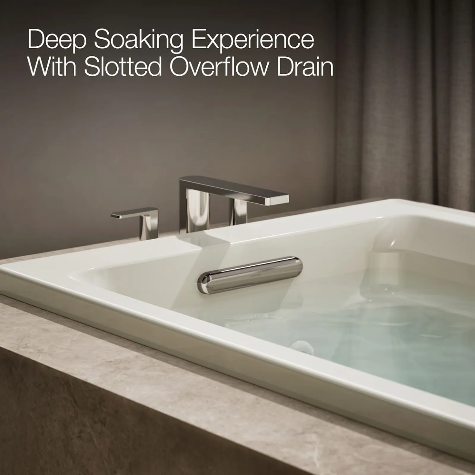 72" x 36" drop-in Heated BubbleMassage™ air bath and whirlpool^Kohler Discount