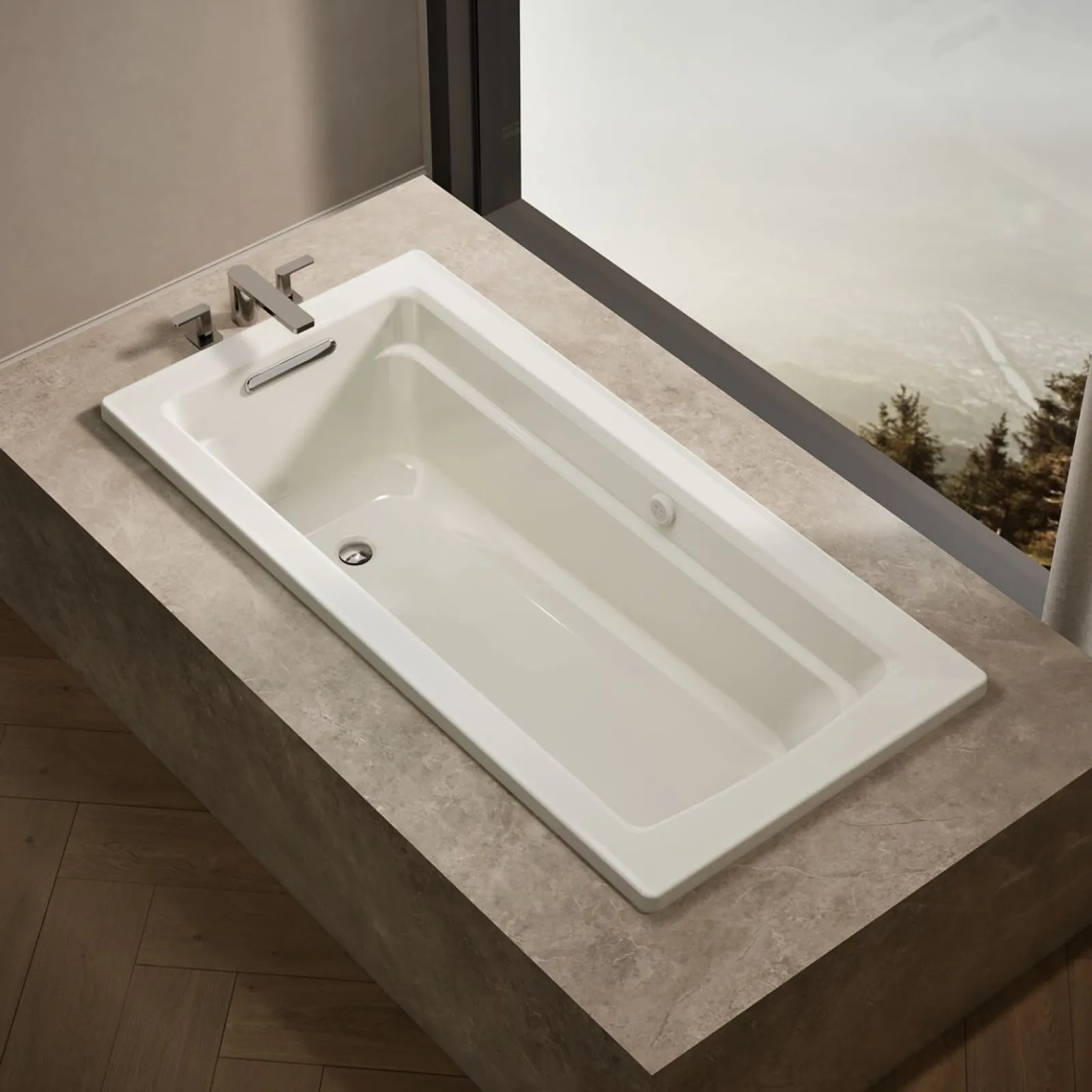66" x 32" drop-in Heated BubbleMassage™ air bath^Kohler Best