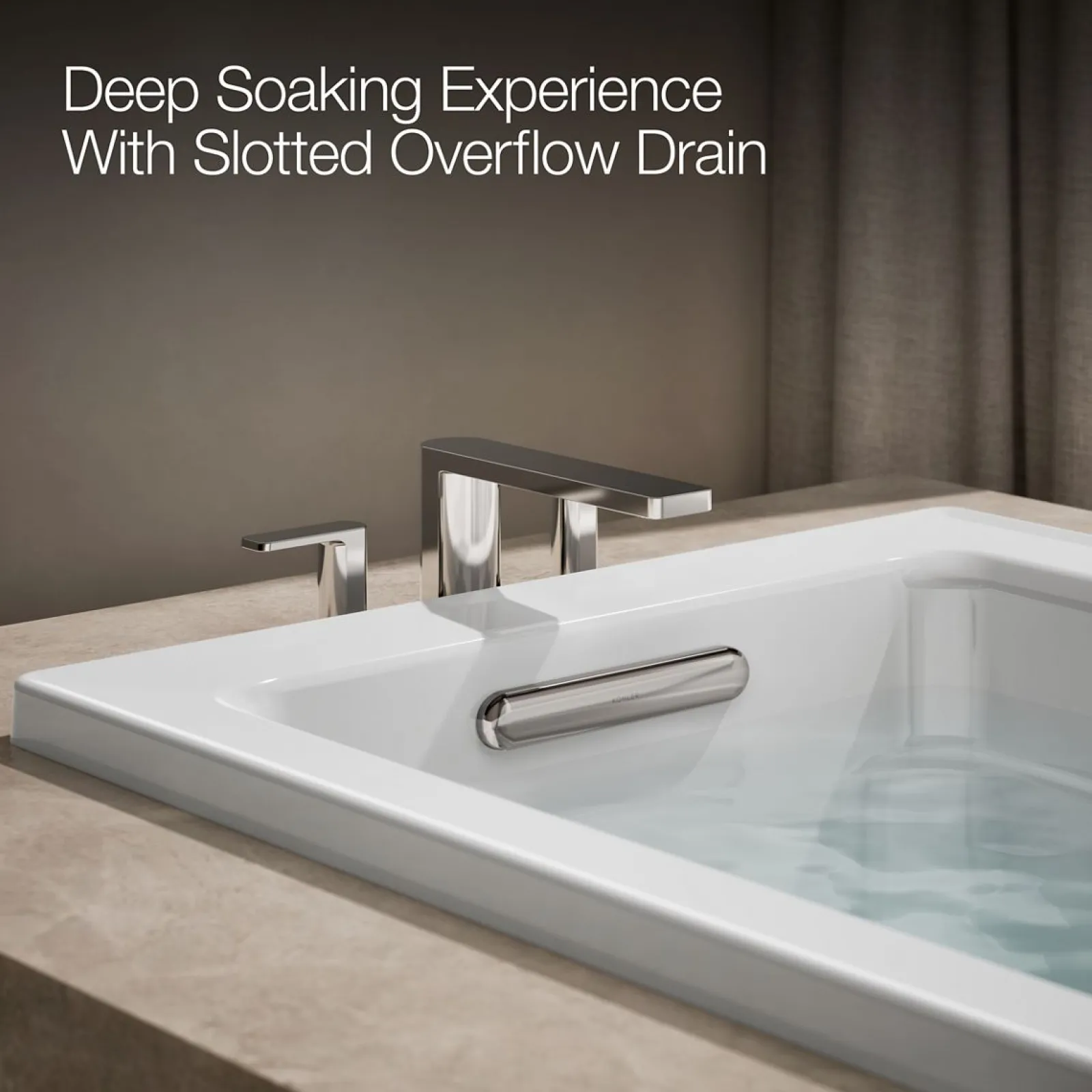 66" x 32" drop-in Heated BubbleMassage™ air bath^Kohler Best