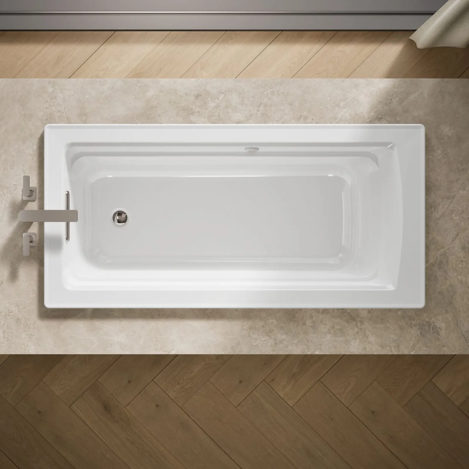 66" x 32" drop-in Heated BubbleMassage™ air bath^Kohler Best