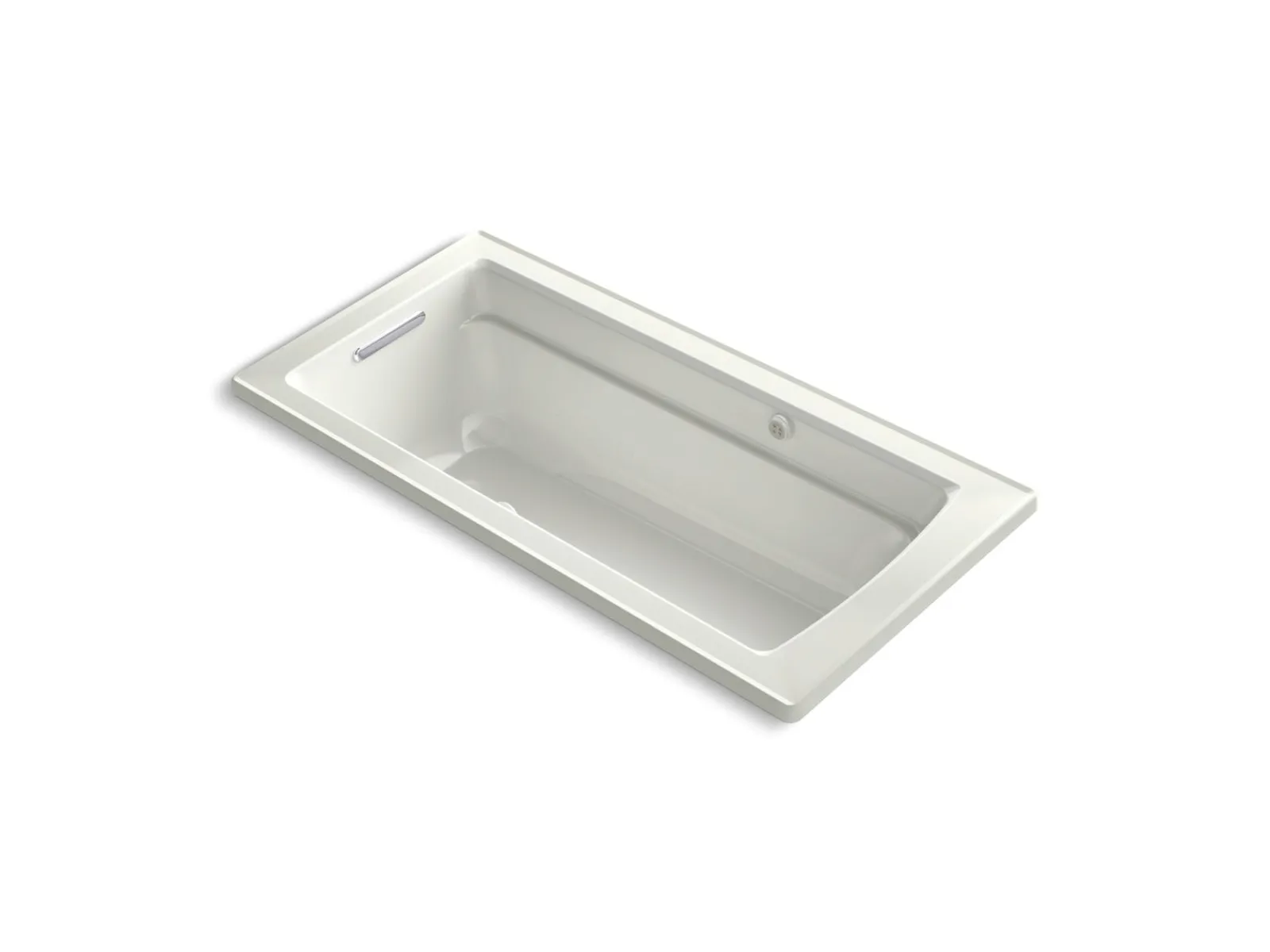66" x 32" drop-in Heated BubbleMassage™ air bath with Bask® heated surface^Kohler