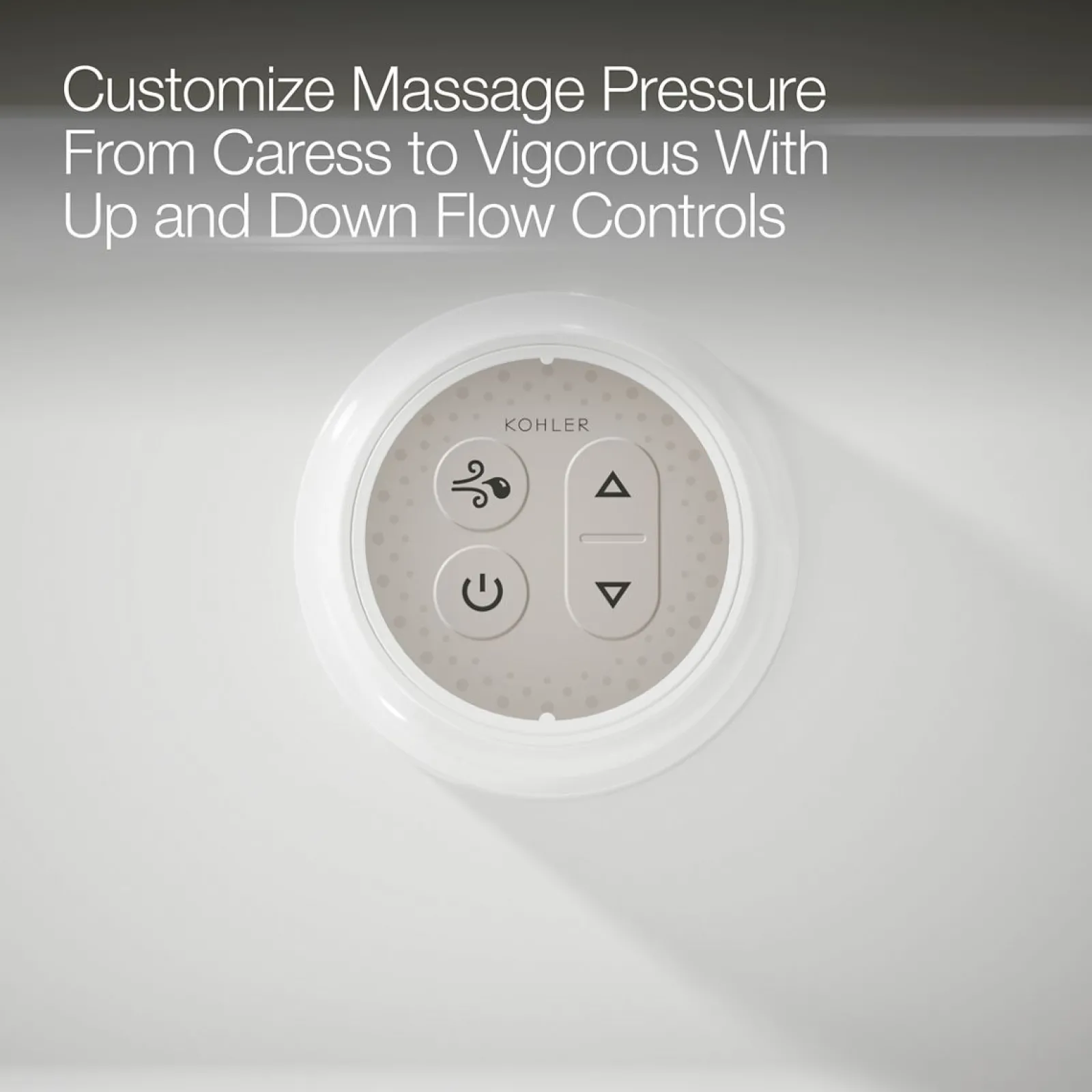 66" x 32" drop-in Heated BubbleMassage™ air bath with whirlpool^Kohler New