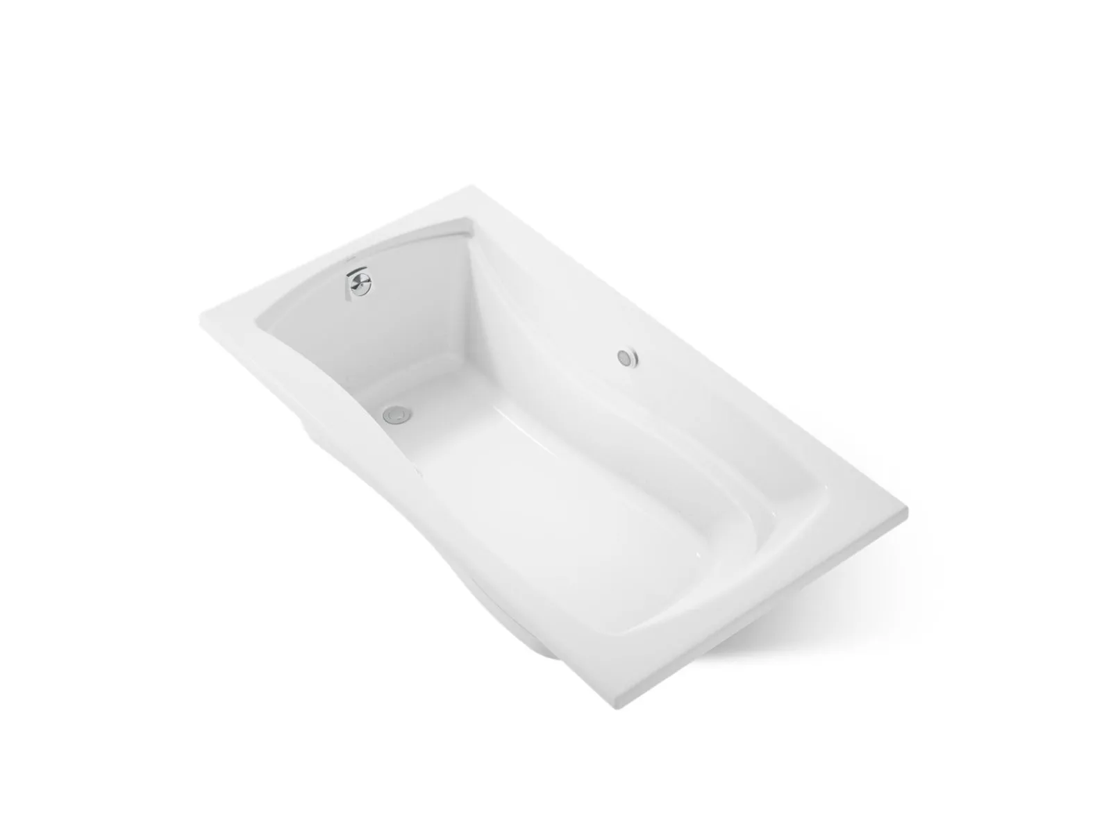66" x 36" drop-in Heated BubbleMassage™ air bath with Bask® heated surface^Kohler Discount