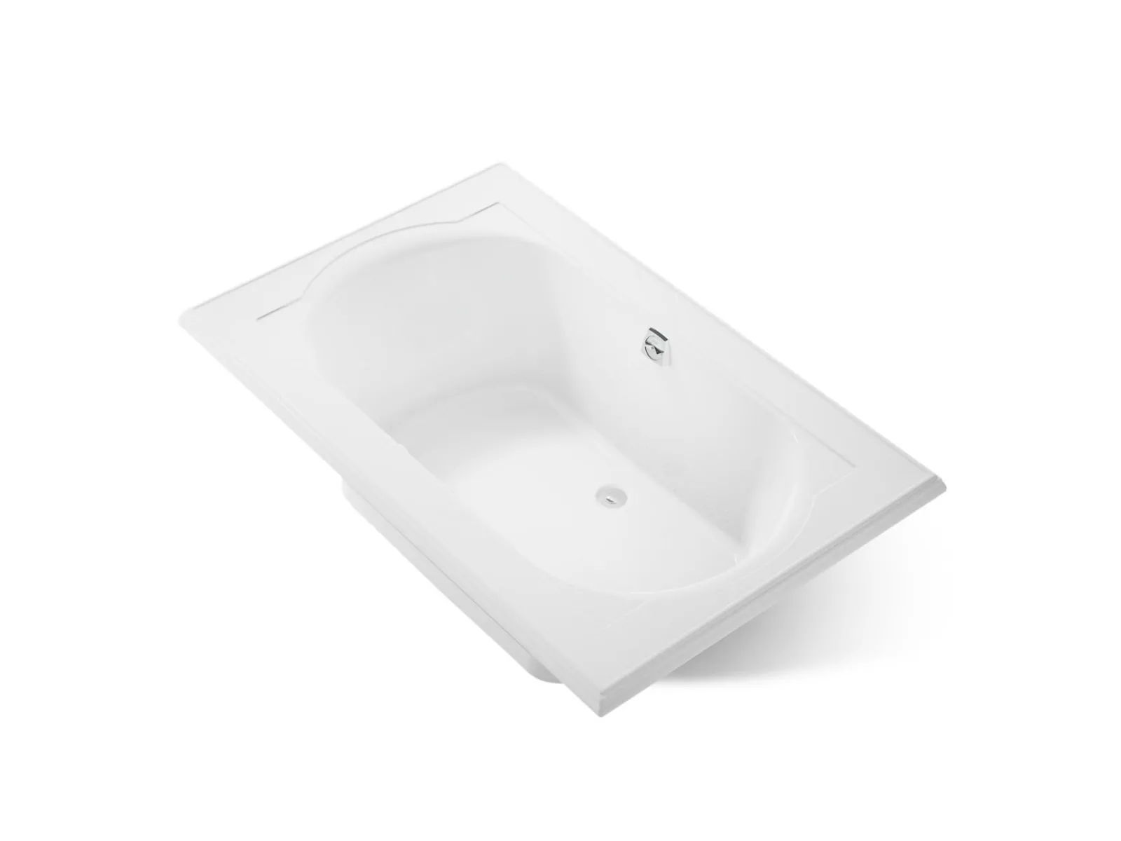 66" x 42" drop-in Heated BubbleMassage™ air bath with Bask® heated surface^Kohler Discount
