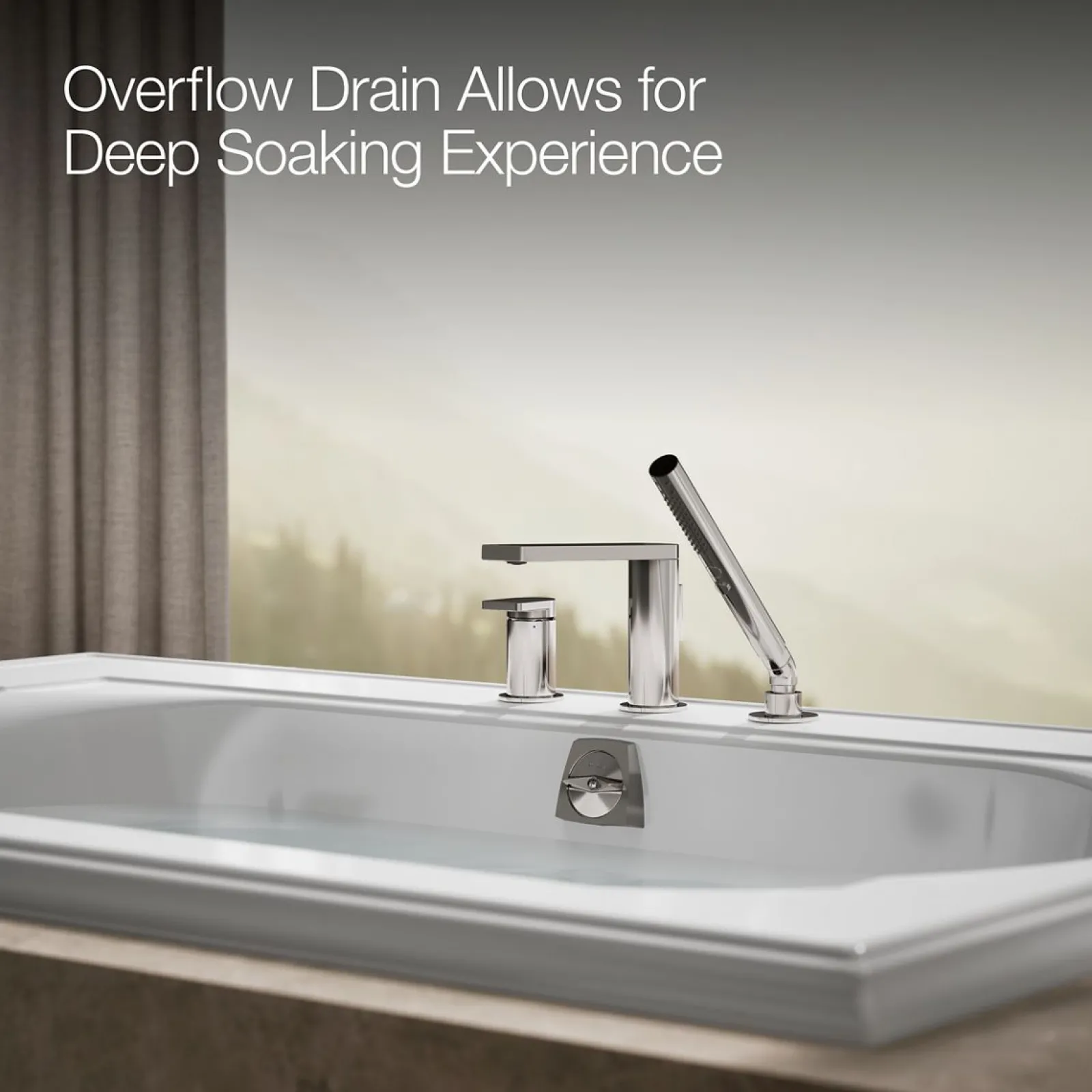 66" x 42" drop-in Heated BubbleMassage™ air bath with Bask® heated surface^Kohler Discount