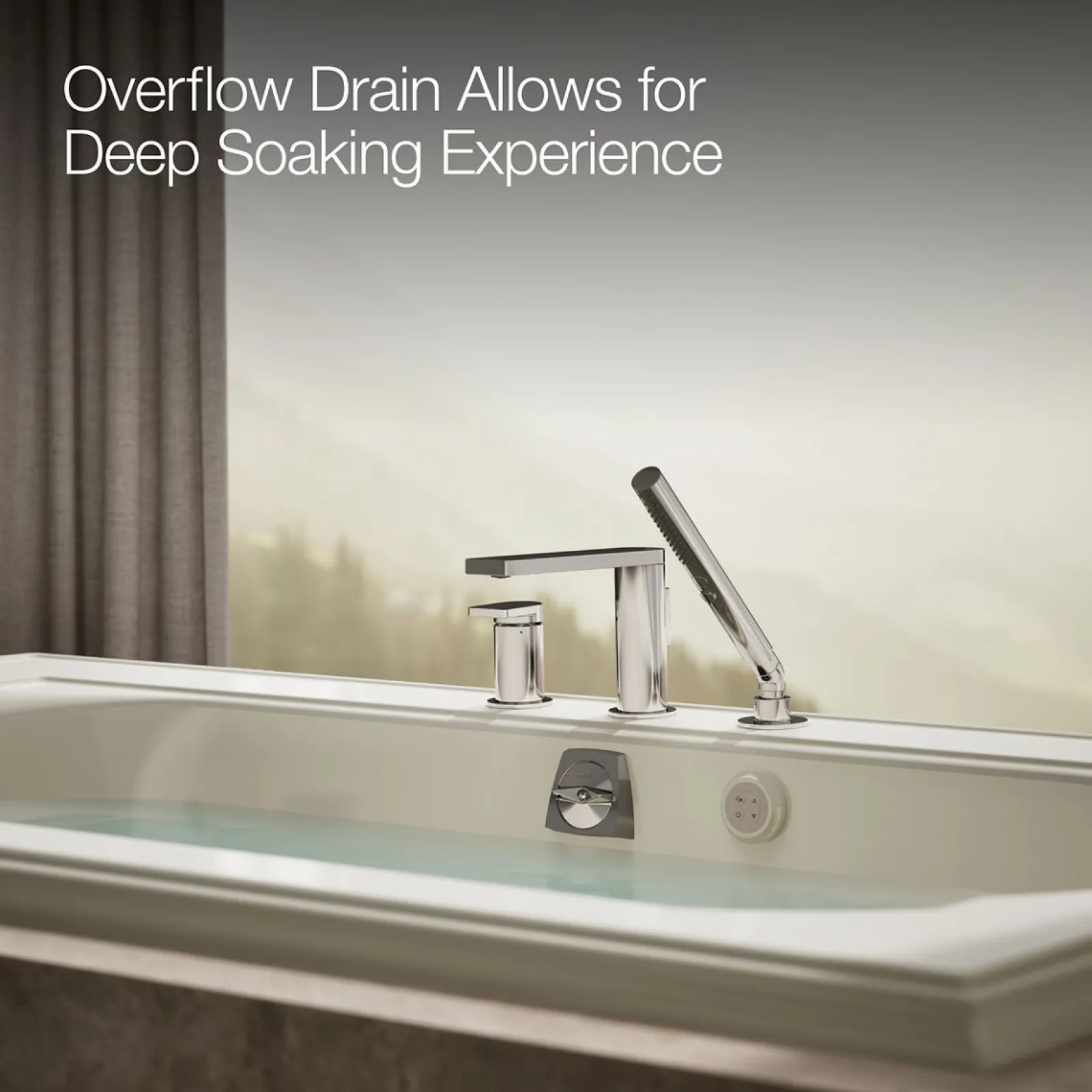 72" x 42" drop-in Heated BubbleMassage™ air bath^Kohler Best