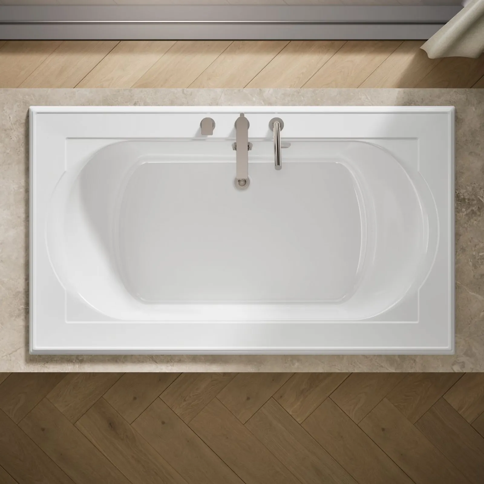 72" x 42" drop-in Heated BubbleMassage™ air bath^Kohler Best
