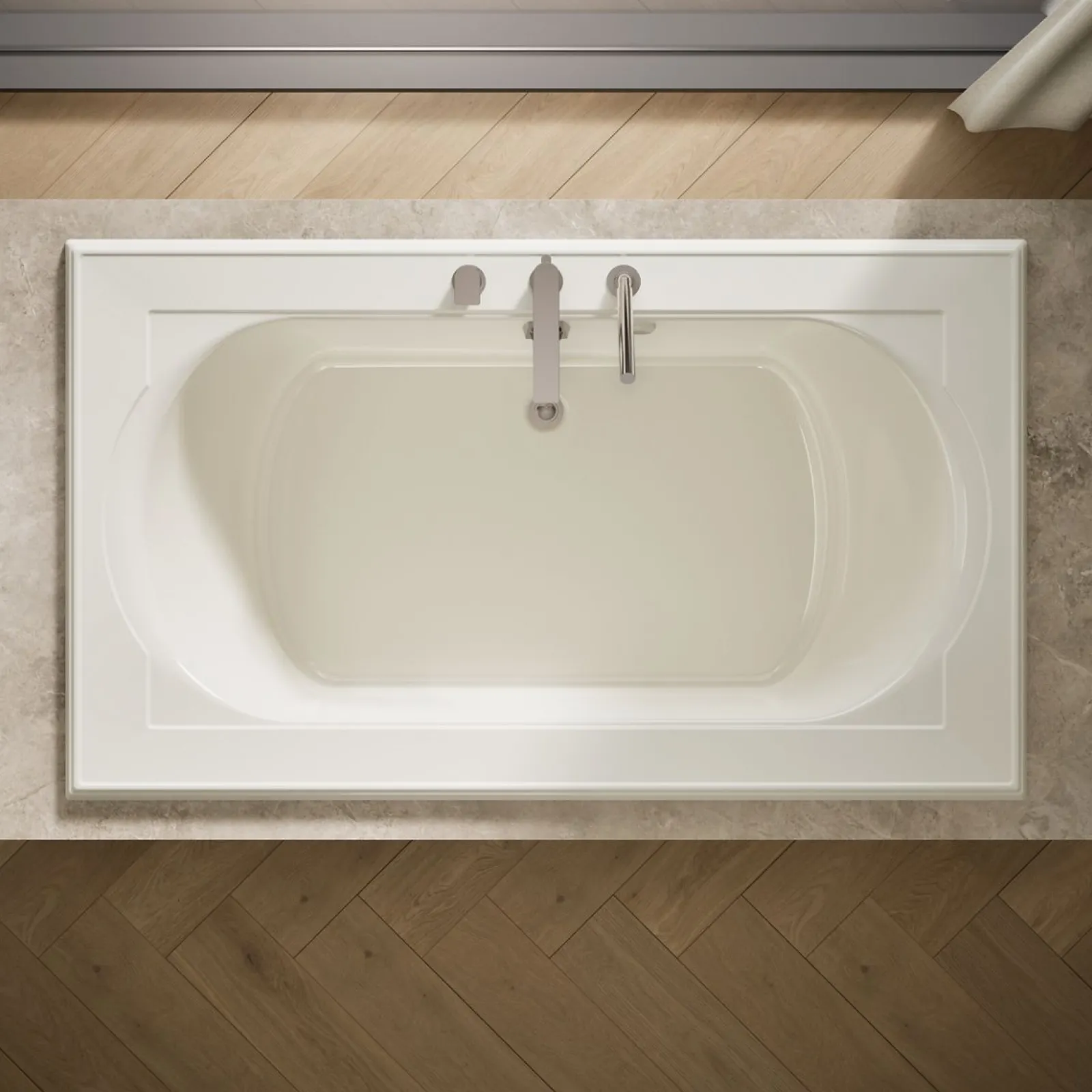 72" x 42" drop-in Heated BubbleMassage™ air bath^Kohler Best
