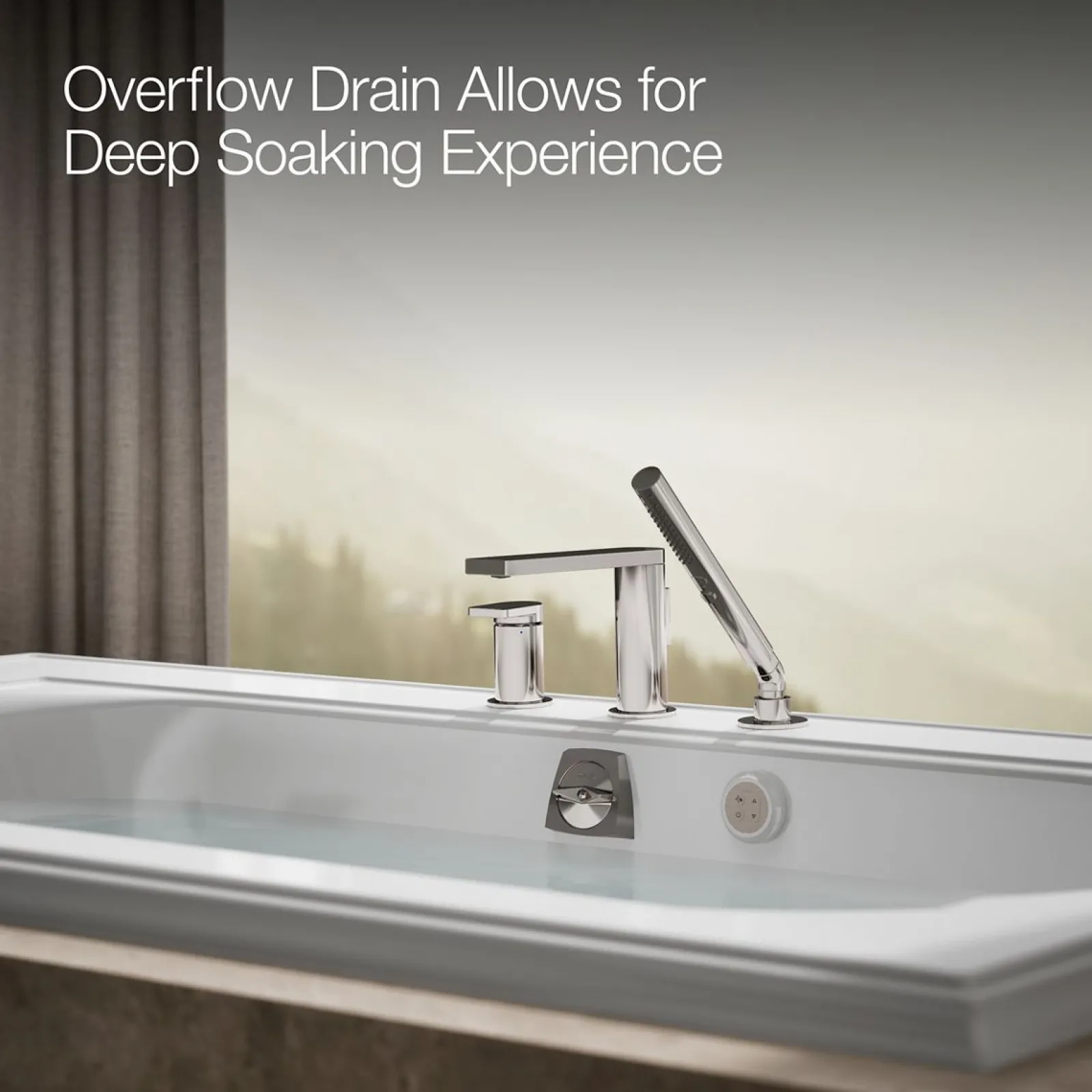72" x 42" drop-in Heated BubbleMassage™ air bath^Kohler Best