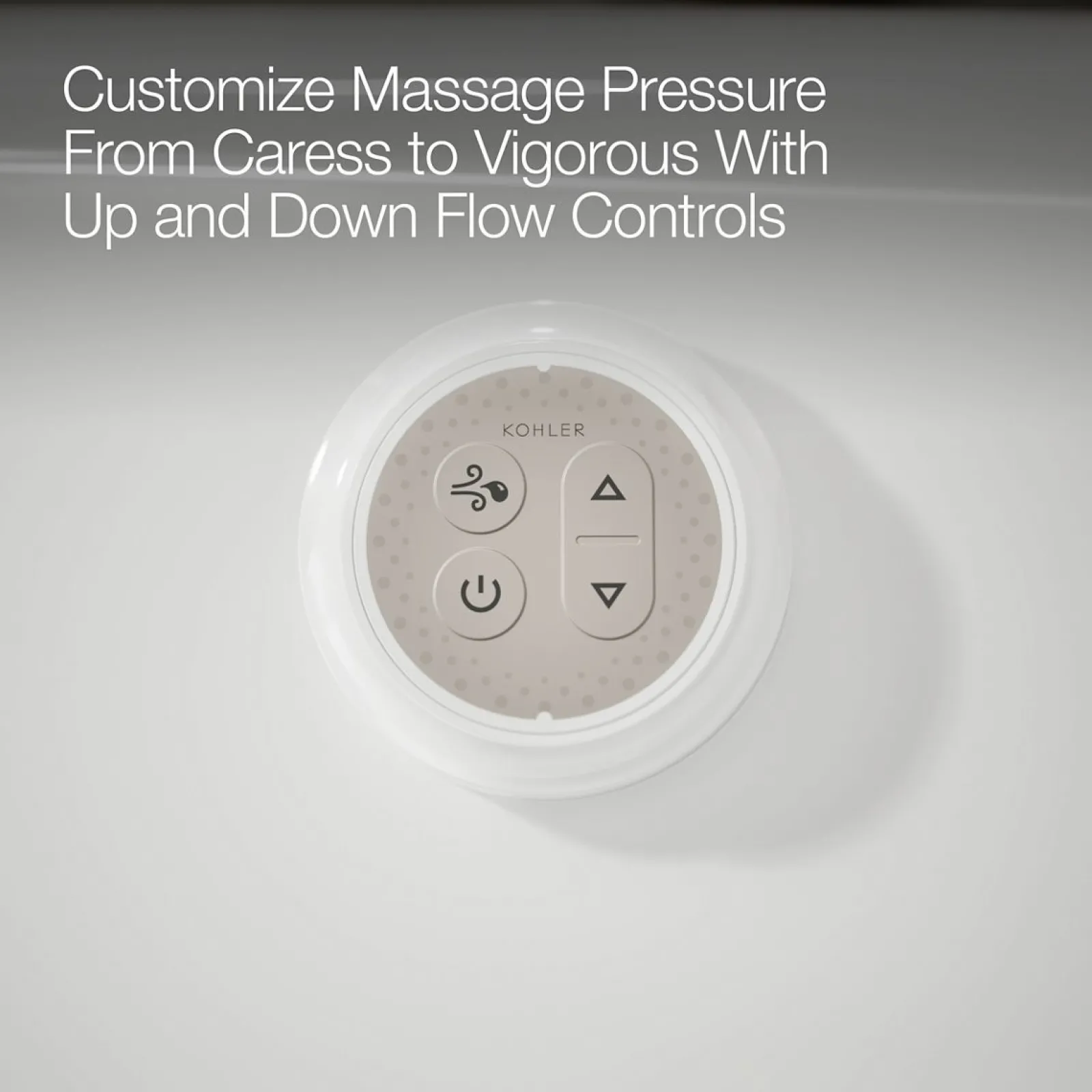 60" x 42" drop-in Heated BubbleMassage™ air bath with Bask® heated surface^Kohler Online
