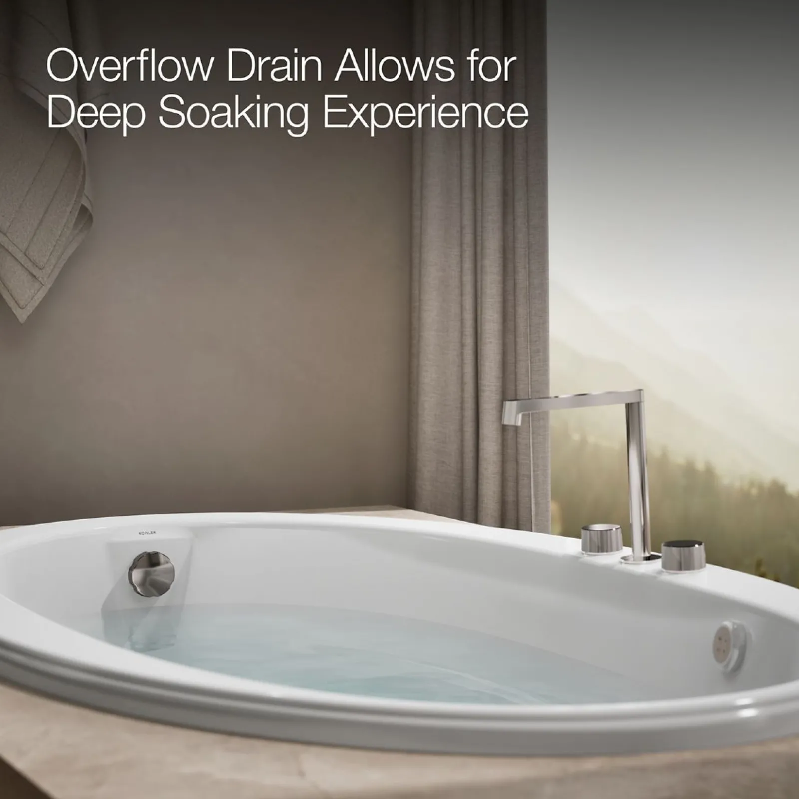 66" x 42" drop-in Heated BubbleMassage™ air bath^Kohler Discount