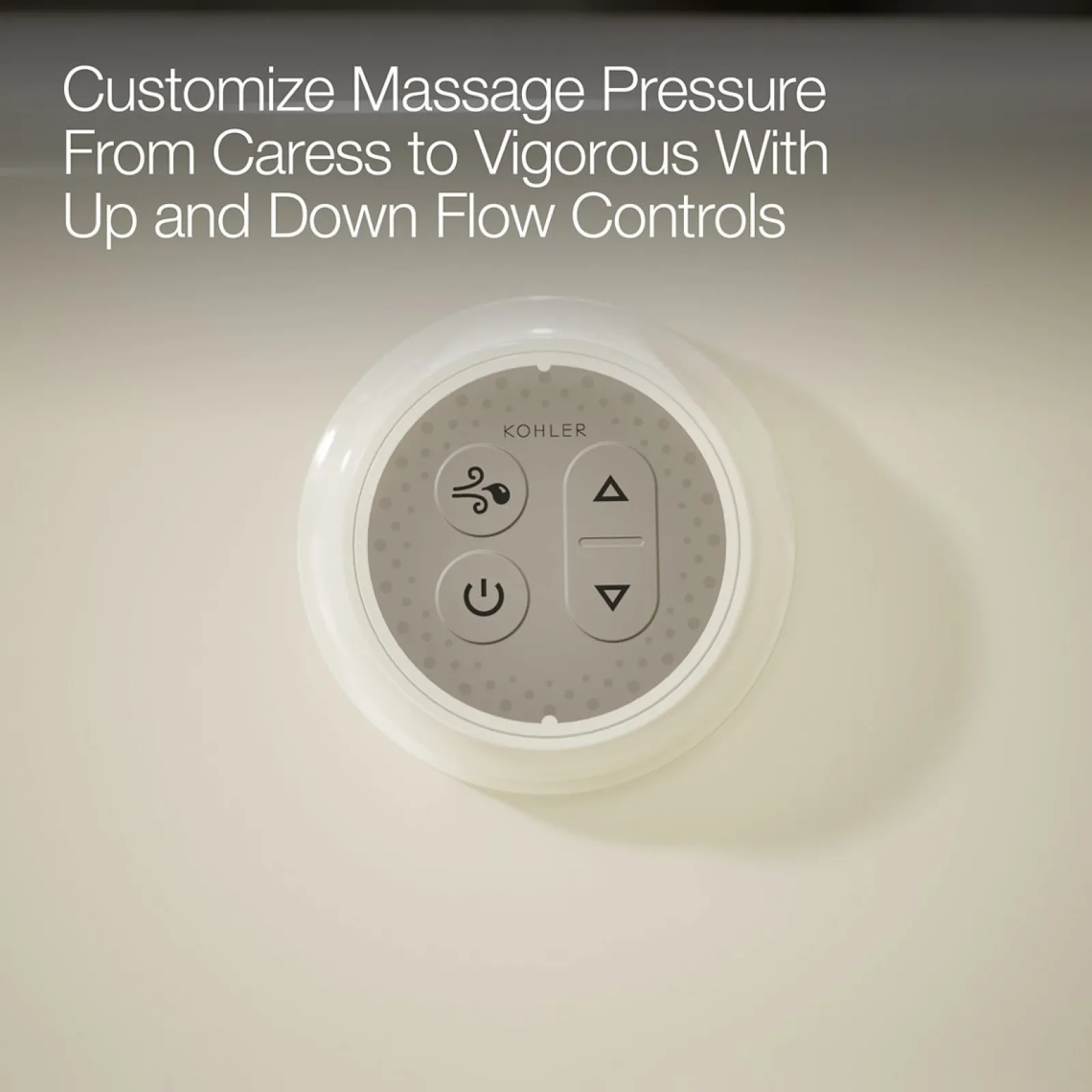 66" x 42" drop-in Heated BubbleMassage™ air bath with Bask® heated surface^Kohler Best
