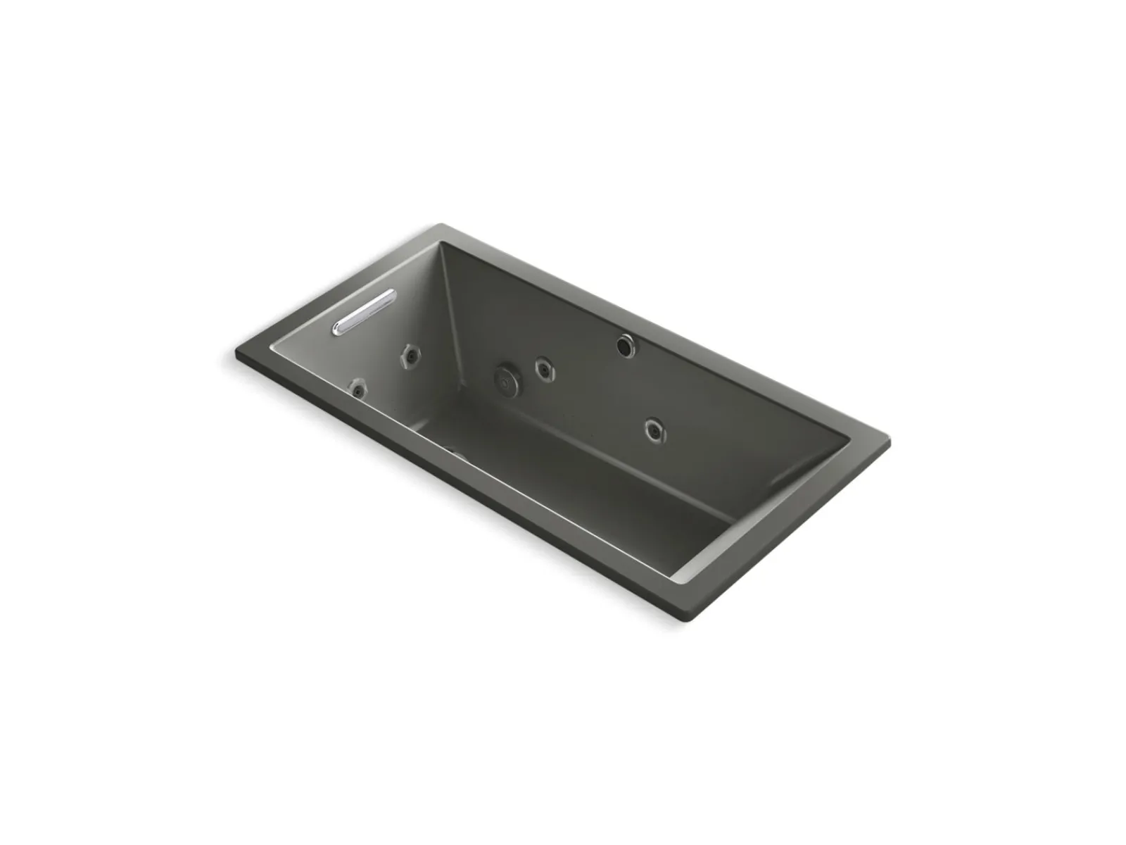 60" x 30" drop-in Heated BubbleMassage™ air bath with whirlpool^Kohler