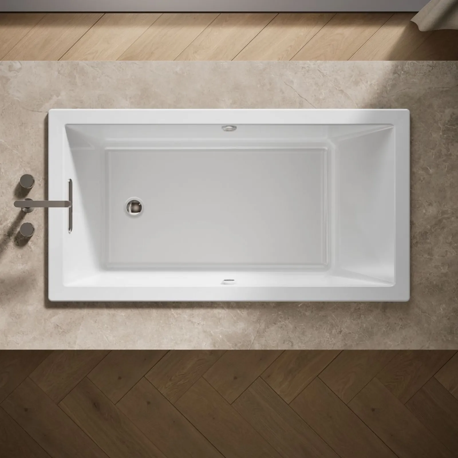 60" x 32" drop-in Heated BubbleMassage™ air bath with Bask® heated surface^Kohler Sale