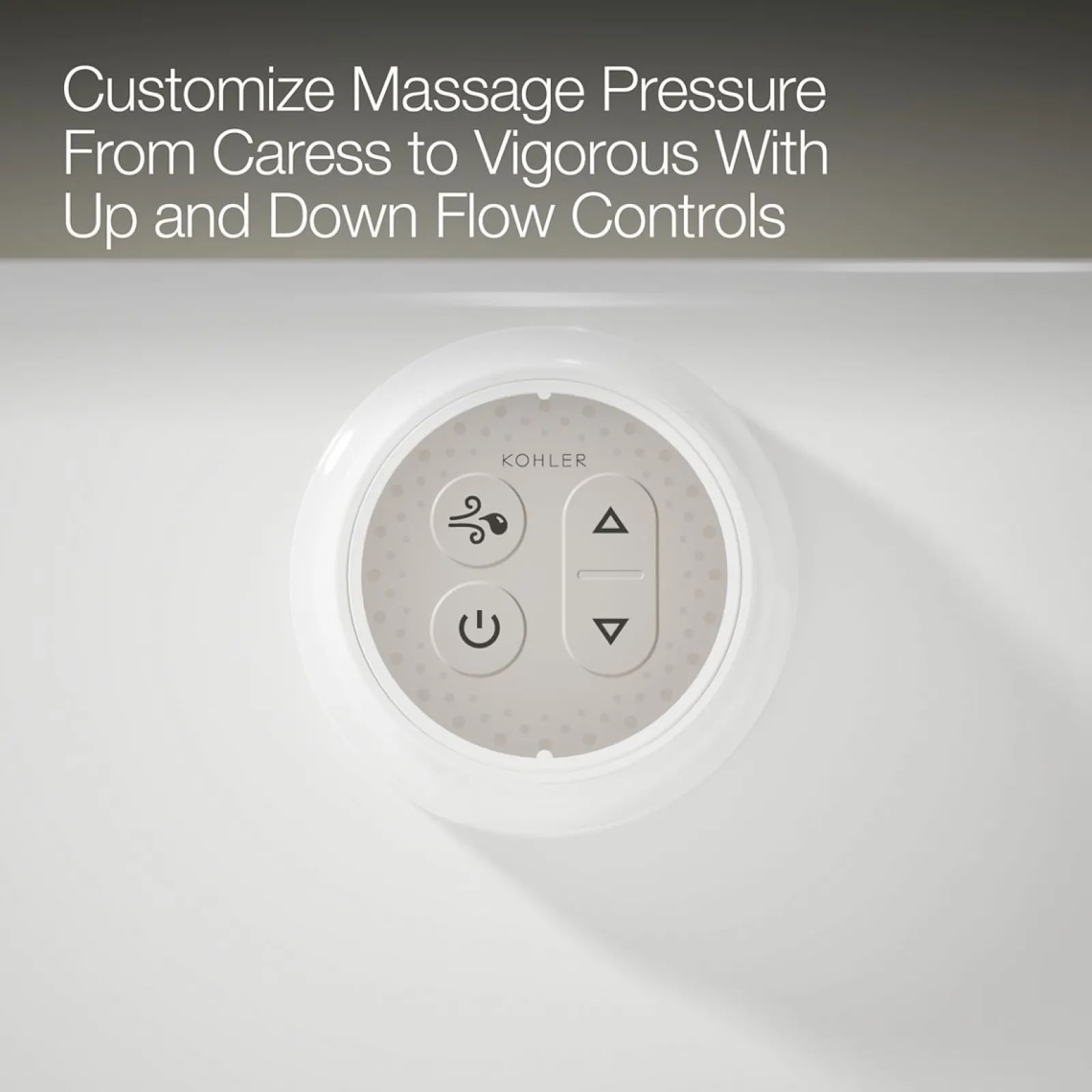 66" x 36" drop-in Heated BubbleMassage™ air bath with whirlpool^Kohler Outlet