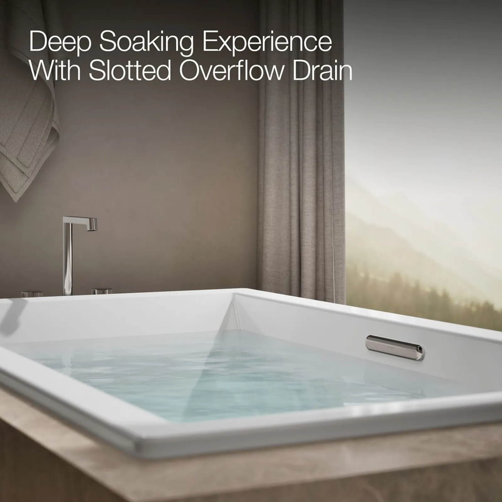 72" x 42" drop-in Heated BubbleMassage™ air bath^Kohler New
