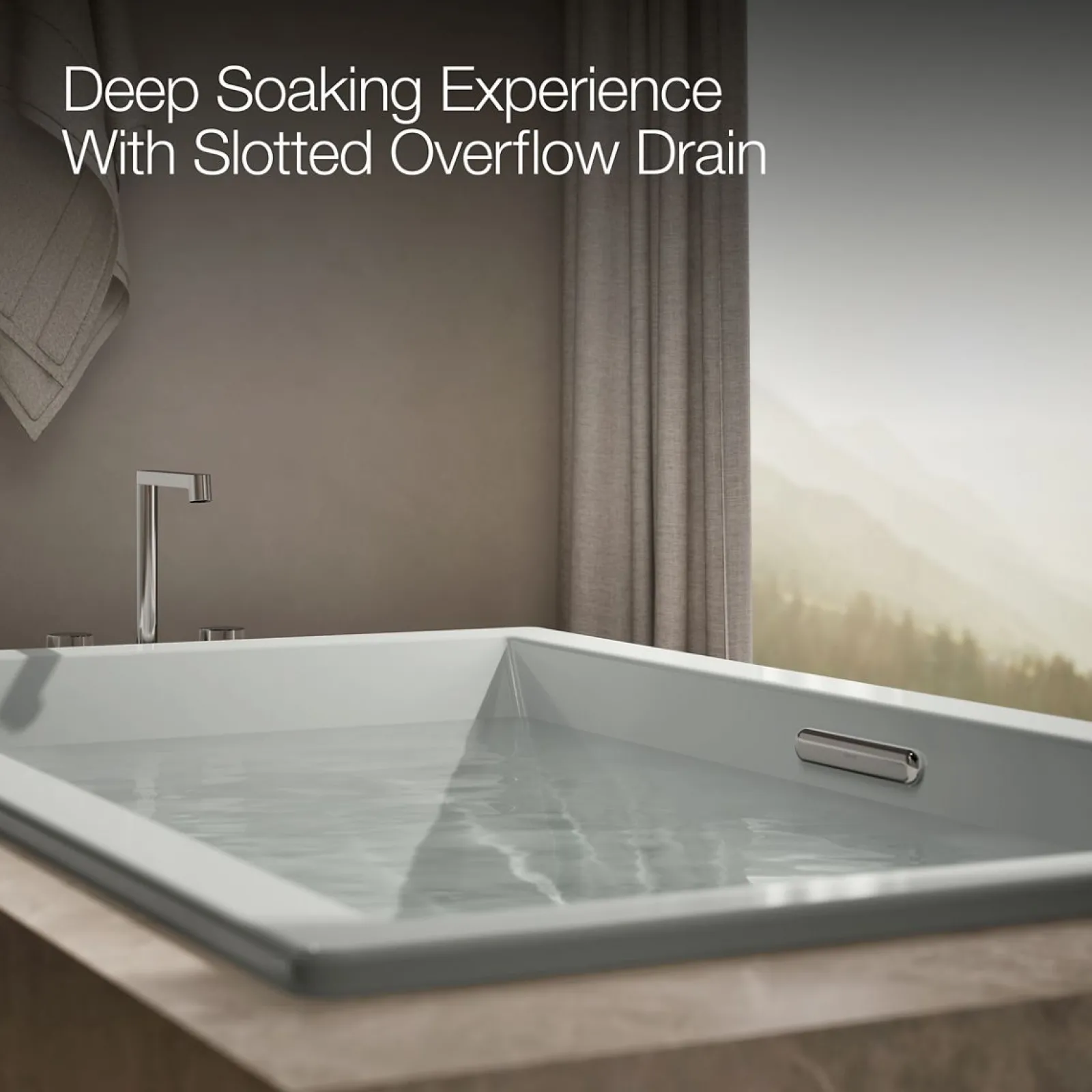 72" x 42" drop-in Heated BubbleMassage™ air bath^Kohler New