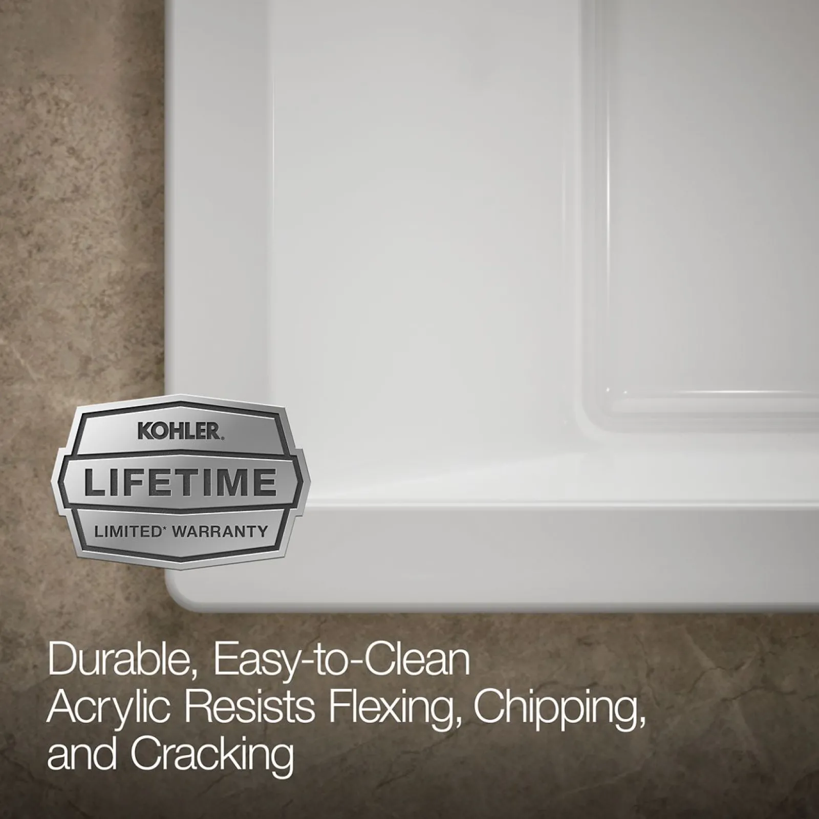72" x 42" drop-in Heated BubbleMassage™ air bath^Kohler New