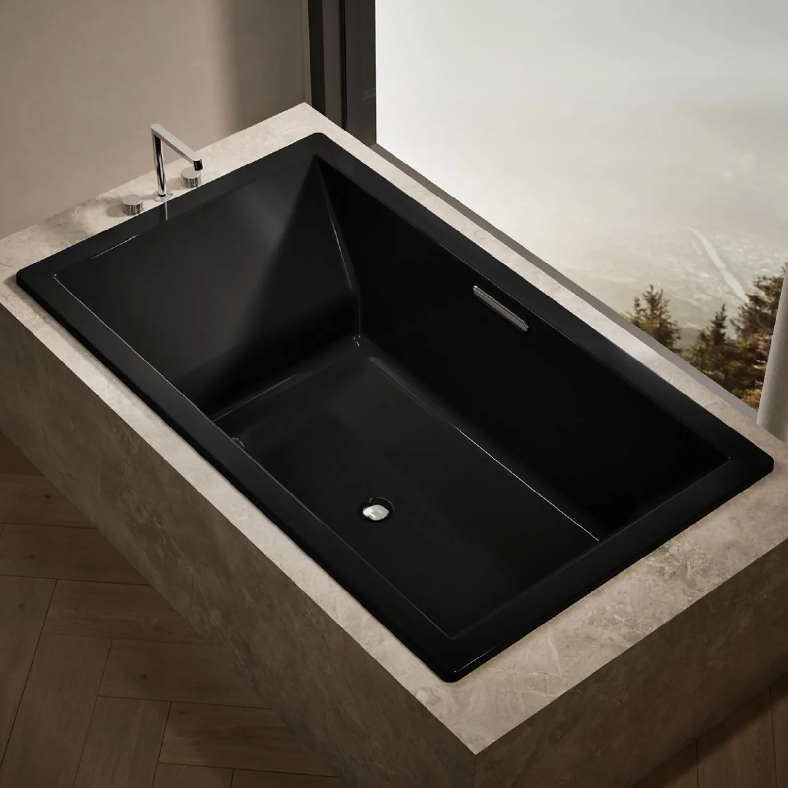 72" x 42" drop-in Heated BubbleMassage™ air bath^Kohler New