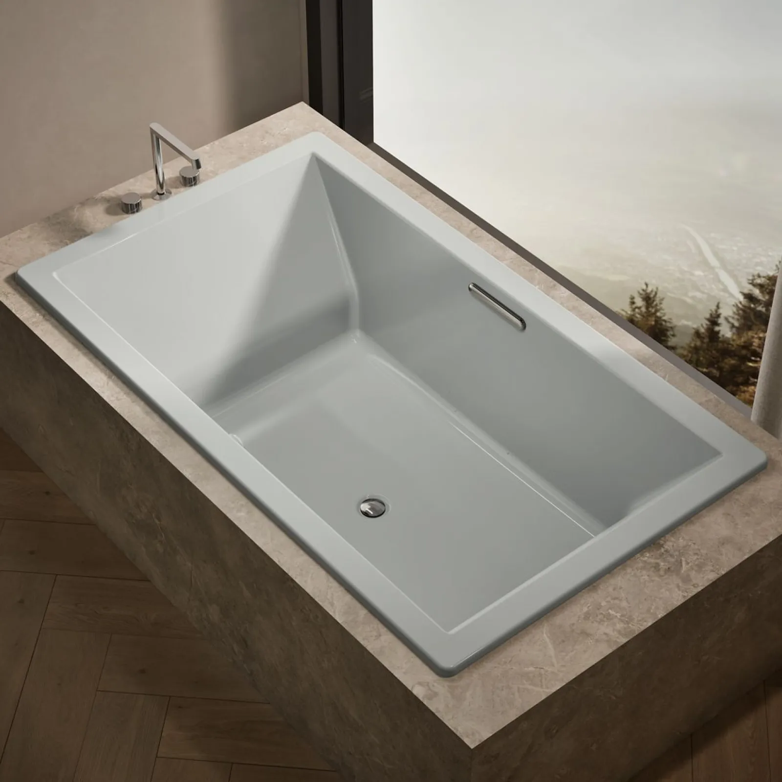 72" x 42" drop-in Heated BubbleMassage™ air bath^Kohler New