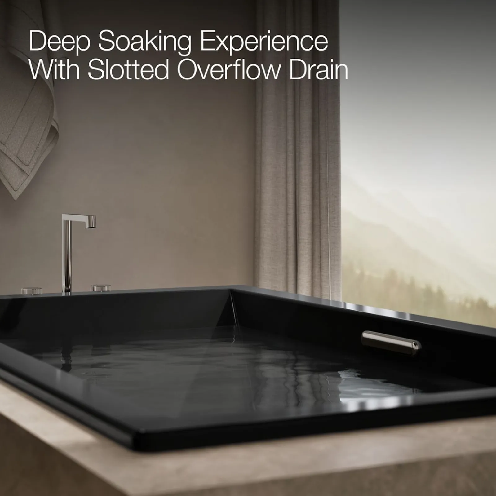 72" x 42" drop-in Heated BubbleMassage™ air bath with whirlpool^Kohler Best