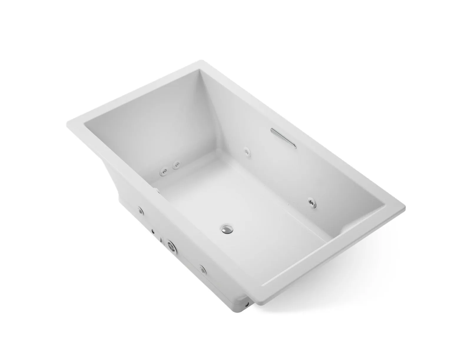 72" x 42" drop-in Heated BubbleMassage™ air bath with whirlpool^Kohler Best
