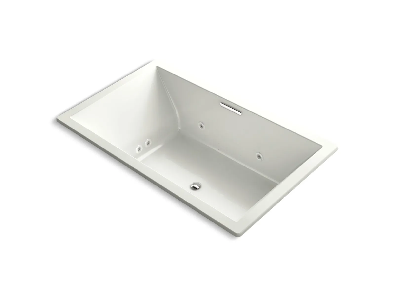 72" x 42" drop-in Heated BubbleMassage™ air bath with whirlpool^Kohler Best
