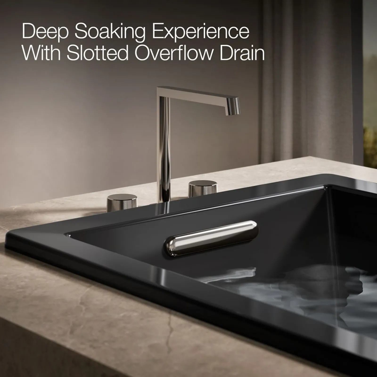 66" x 32" drop-in Heated BubbleMassage™ air bath with whirlpool^Kohler Best