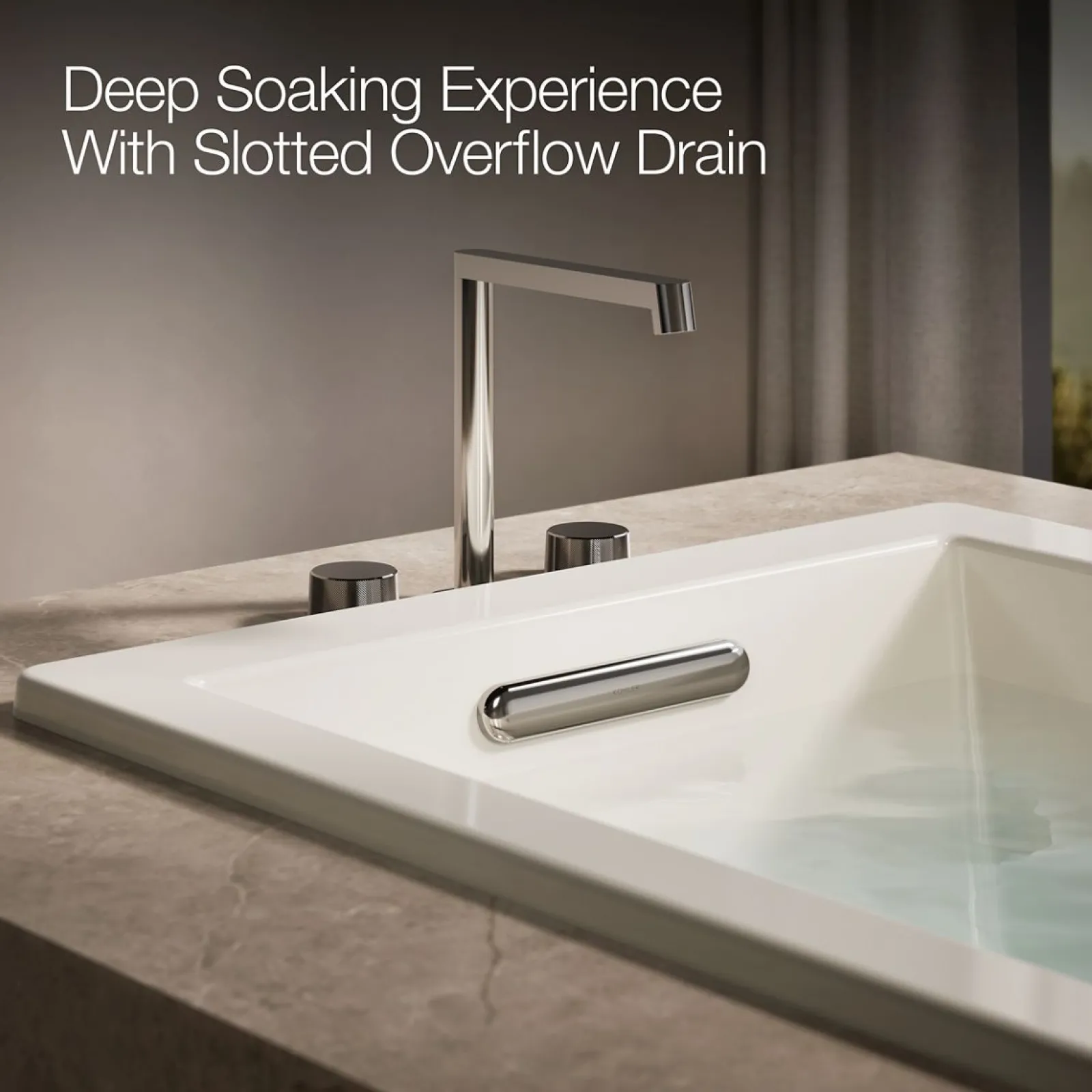 66" x 32" drop-in Heated BubbleMassage™ air bath with whirlpool^Kohler Best