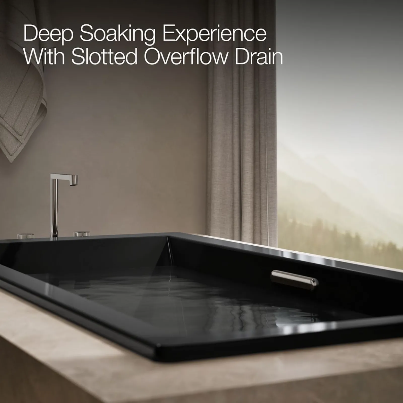 72" x 36" drop-in Heated BubbleMassage™ air bath with Bask® heated surface^Kohler Best