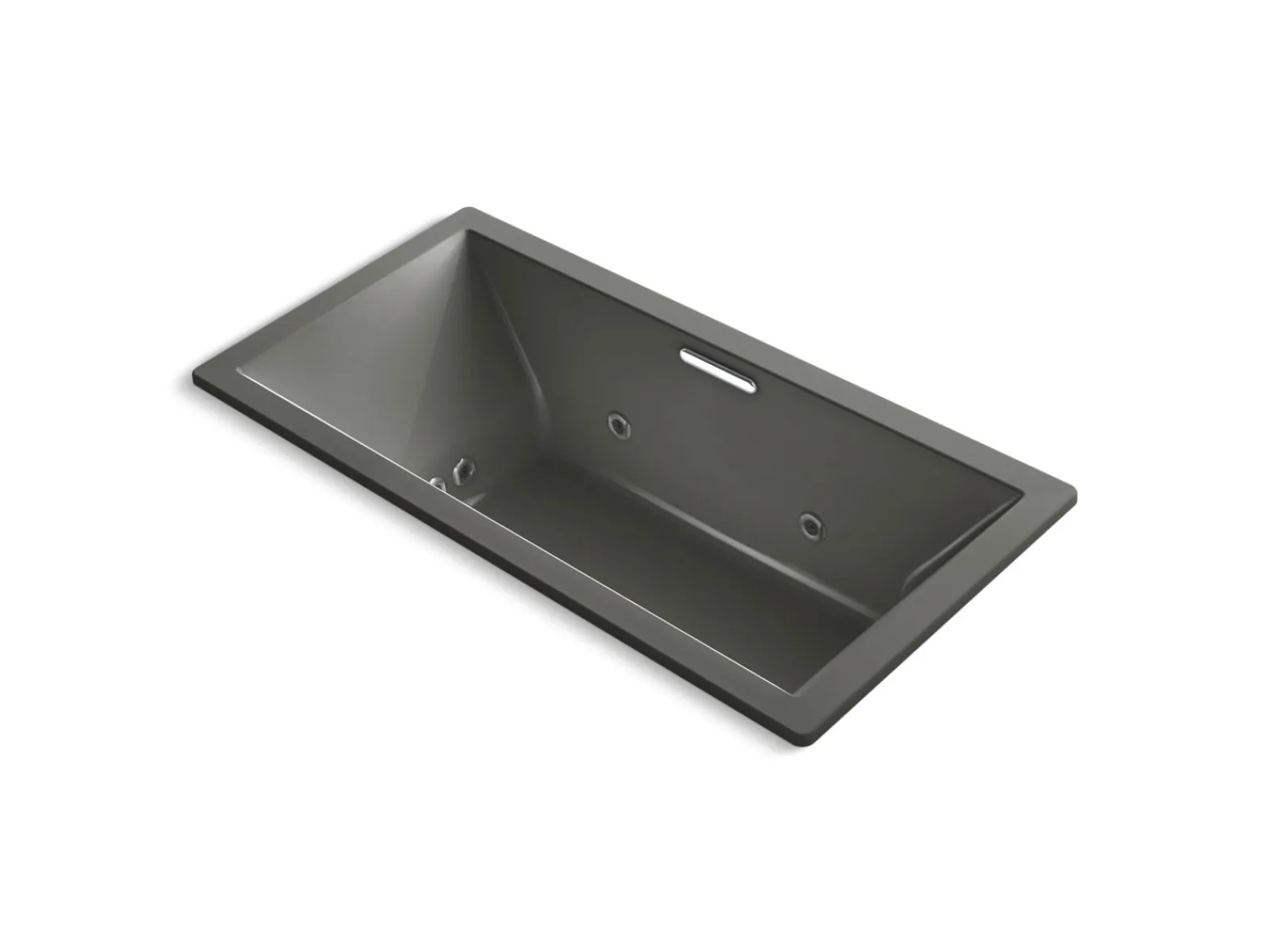 72" x 36" drop-in Heated BubbleMassage™ air bath with whirlpool^Kohler Online