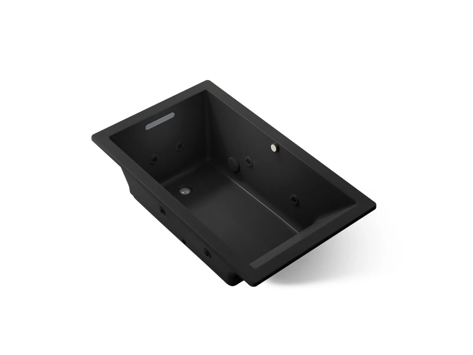 60" x 36" drop-in Heated BubbleMassage™ air bath with whirlpool^Kohler Hot