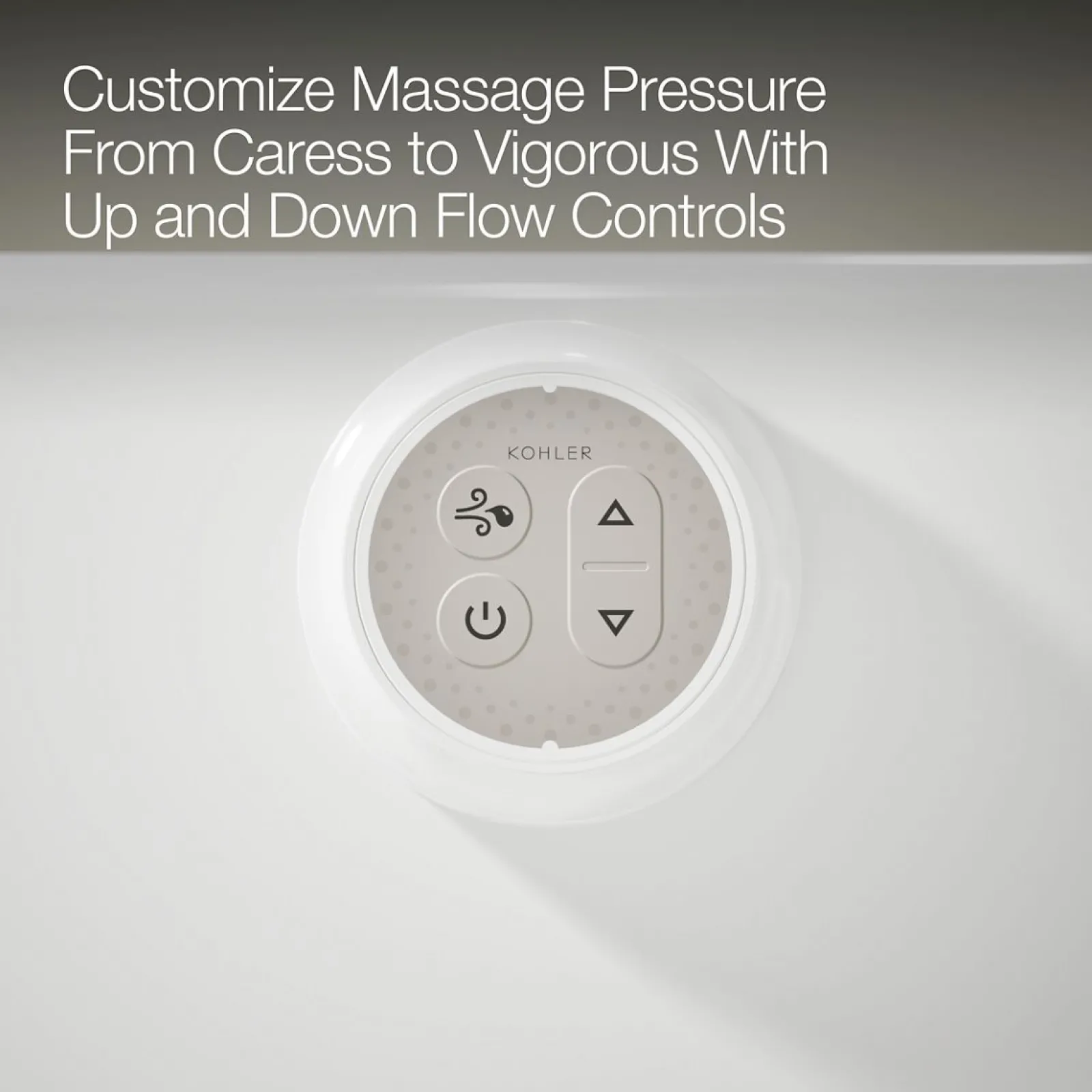 60" x 36" drop-in Heated BubbleMassage™ air bath with whirlpool^Kohler Hot