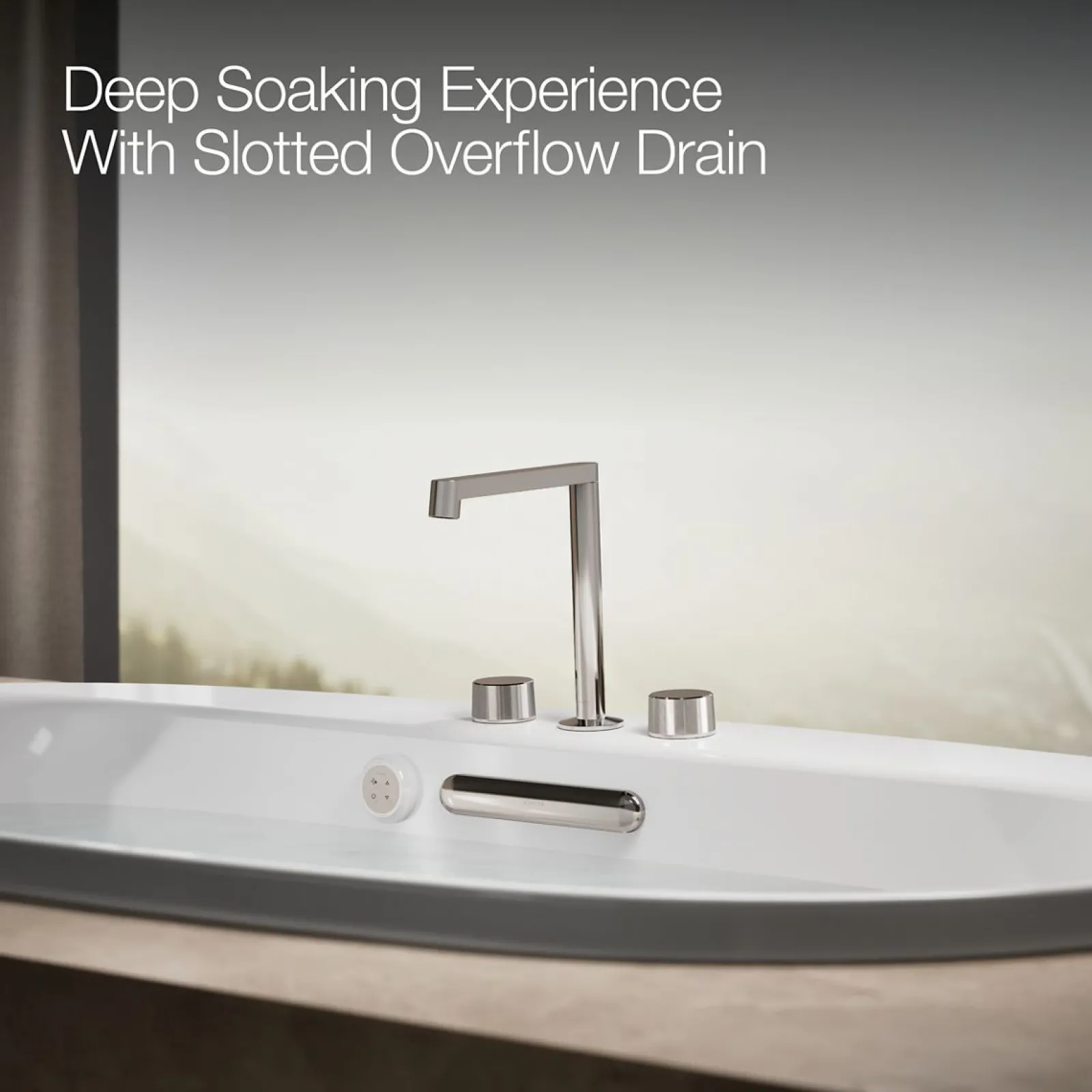 66" x 36" drop-in Heated BubbleMassage™ air bath with Bask® heated surface^Kohler Best