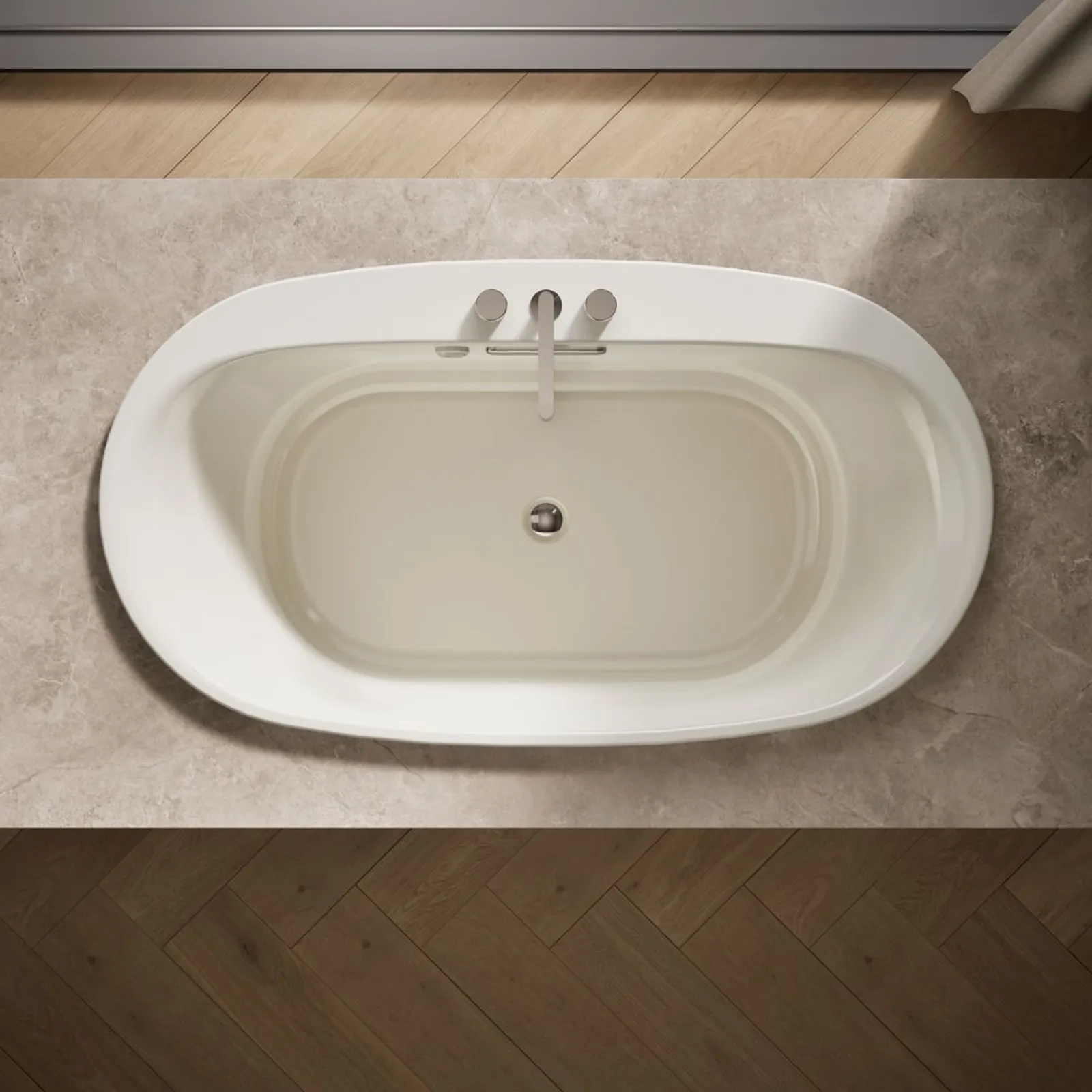 66" x 36" drop-in Heated BubbleMassage™ air bath with Bask® heated surface^Kohler Best