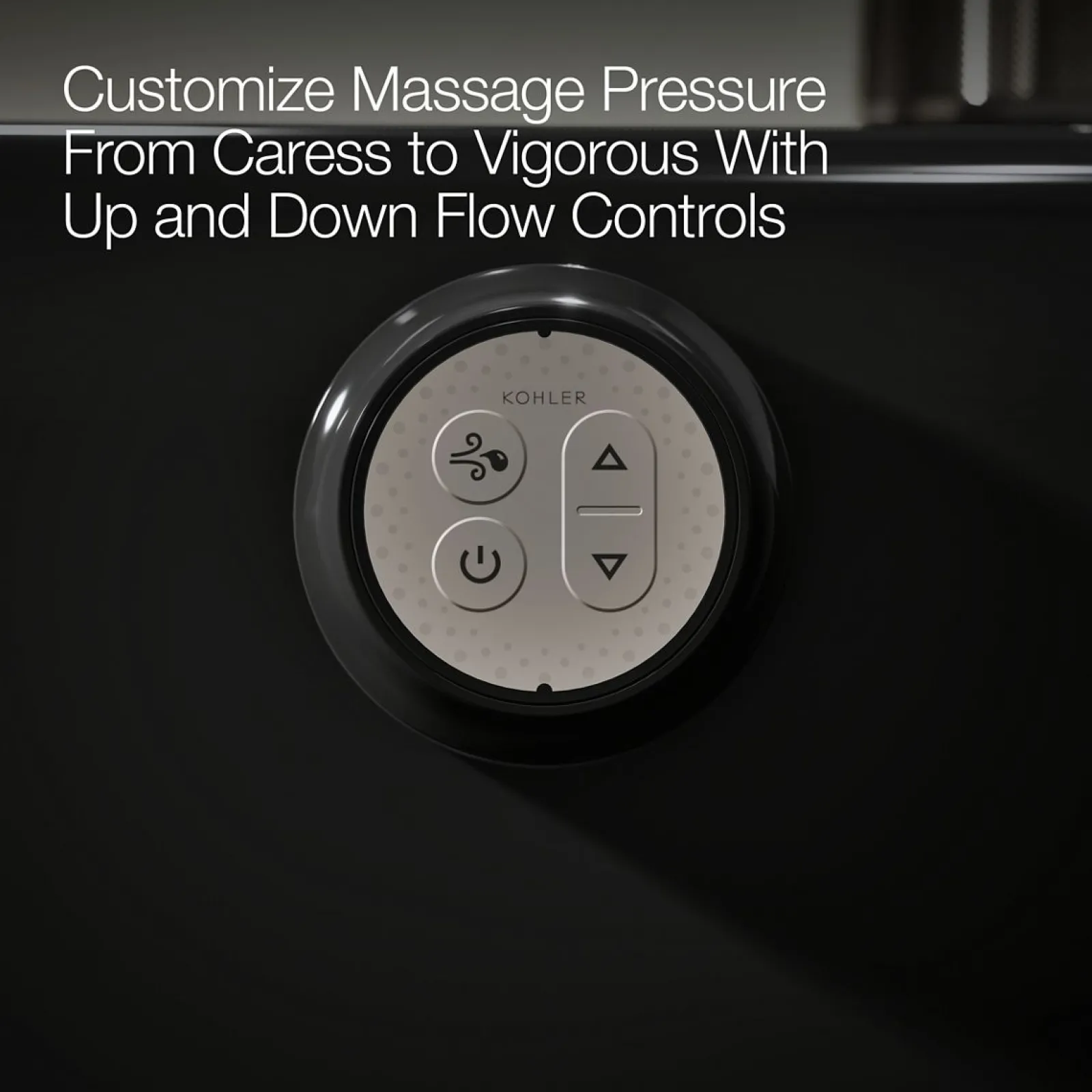 66" x 36" drop-in Heated BubbleMassage™ air bath with Bask® heated surface^Kohler Best
