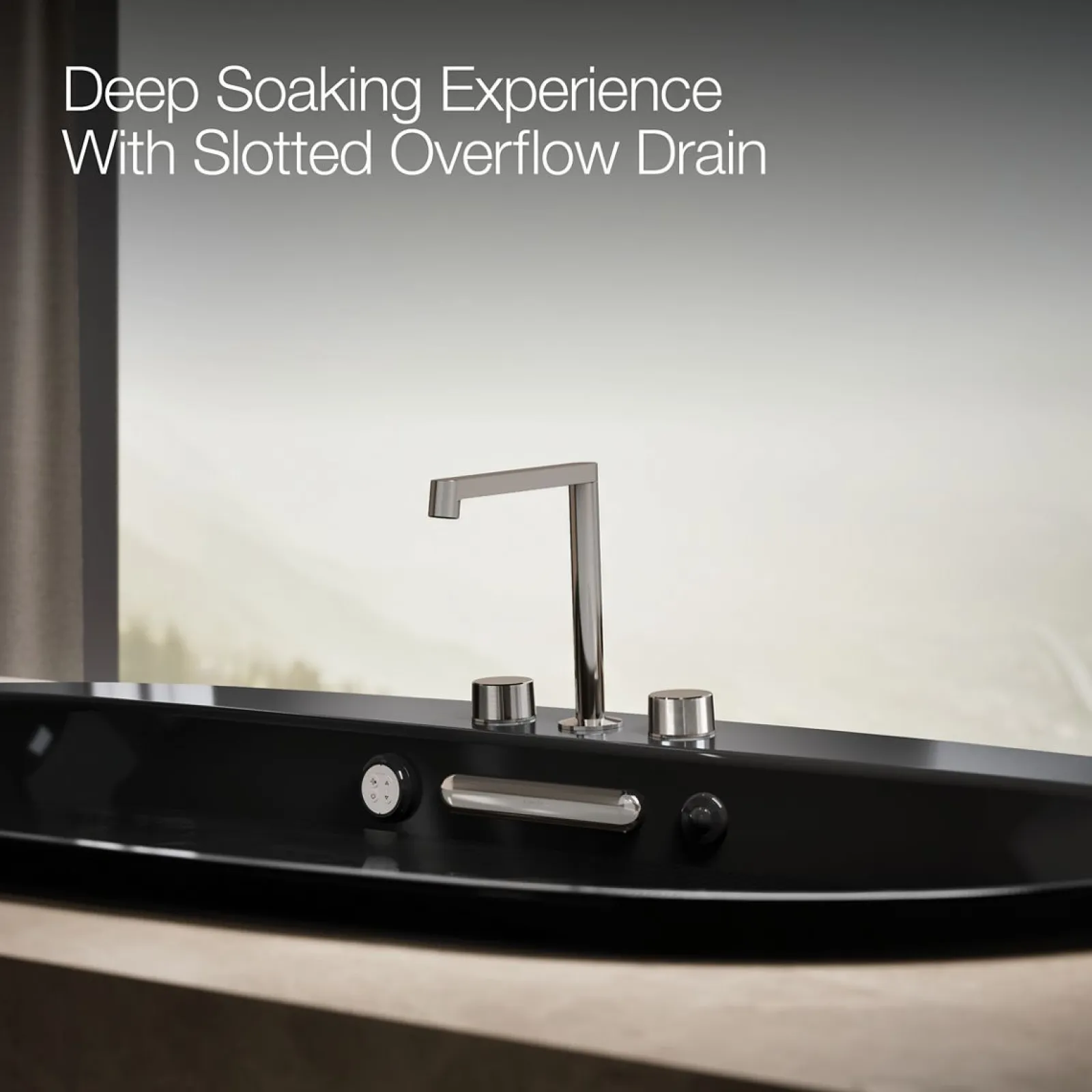 65-1/2" x 35-3/4" drop-in Heated BubbleMassage™ air bath with whirlpool^Kohler Best