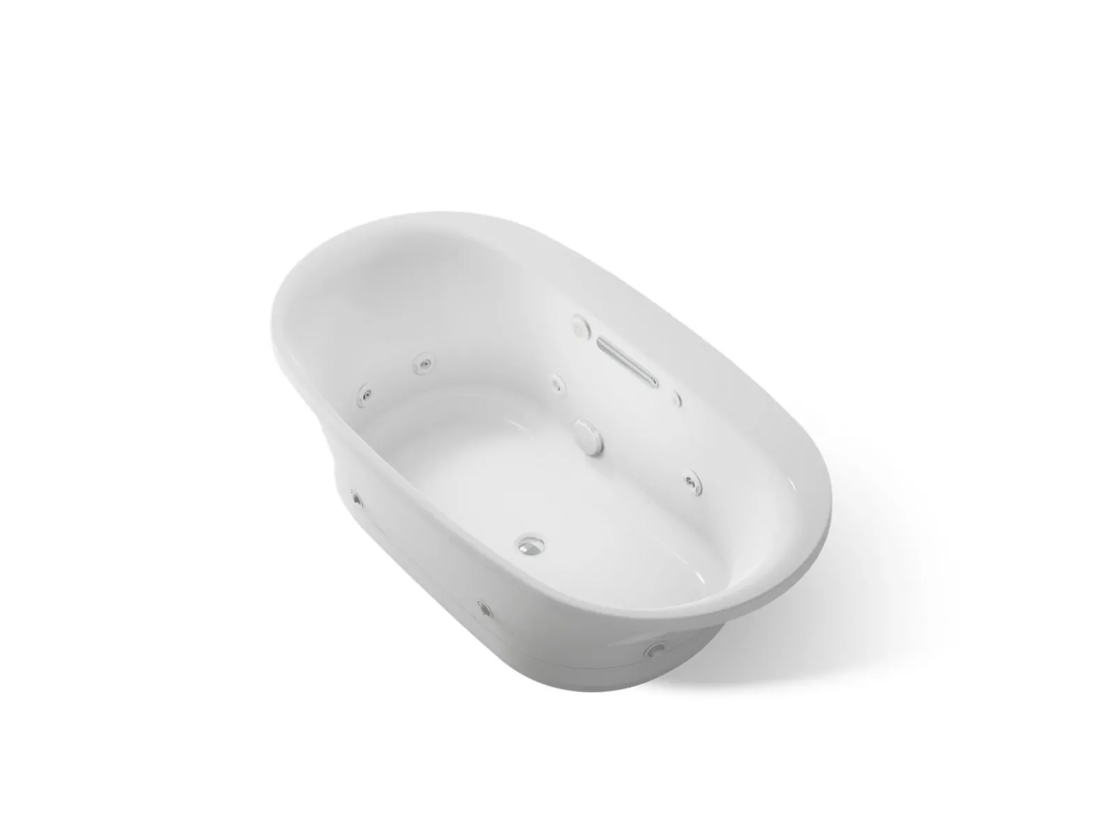 65-1/2" x 35-3/4" drop-in Heated BubbleMassage™ air bath with whirlpool^Kohler Best