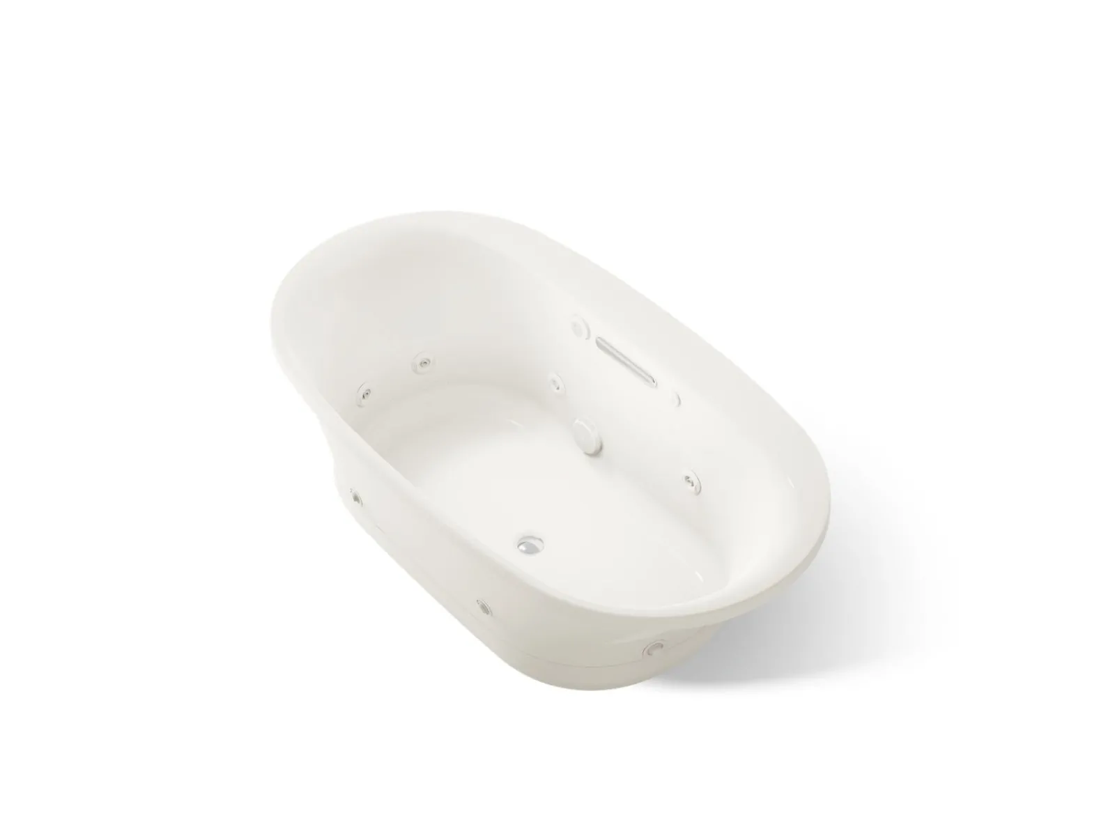 65-1/2" x 35-3/4" drop-in Heated BubbleMassage™ air bath with whirlpool^Kohler Best