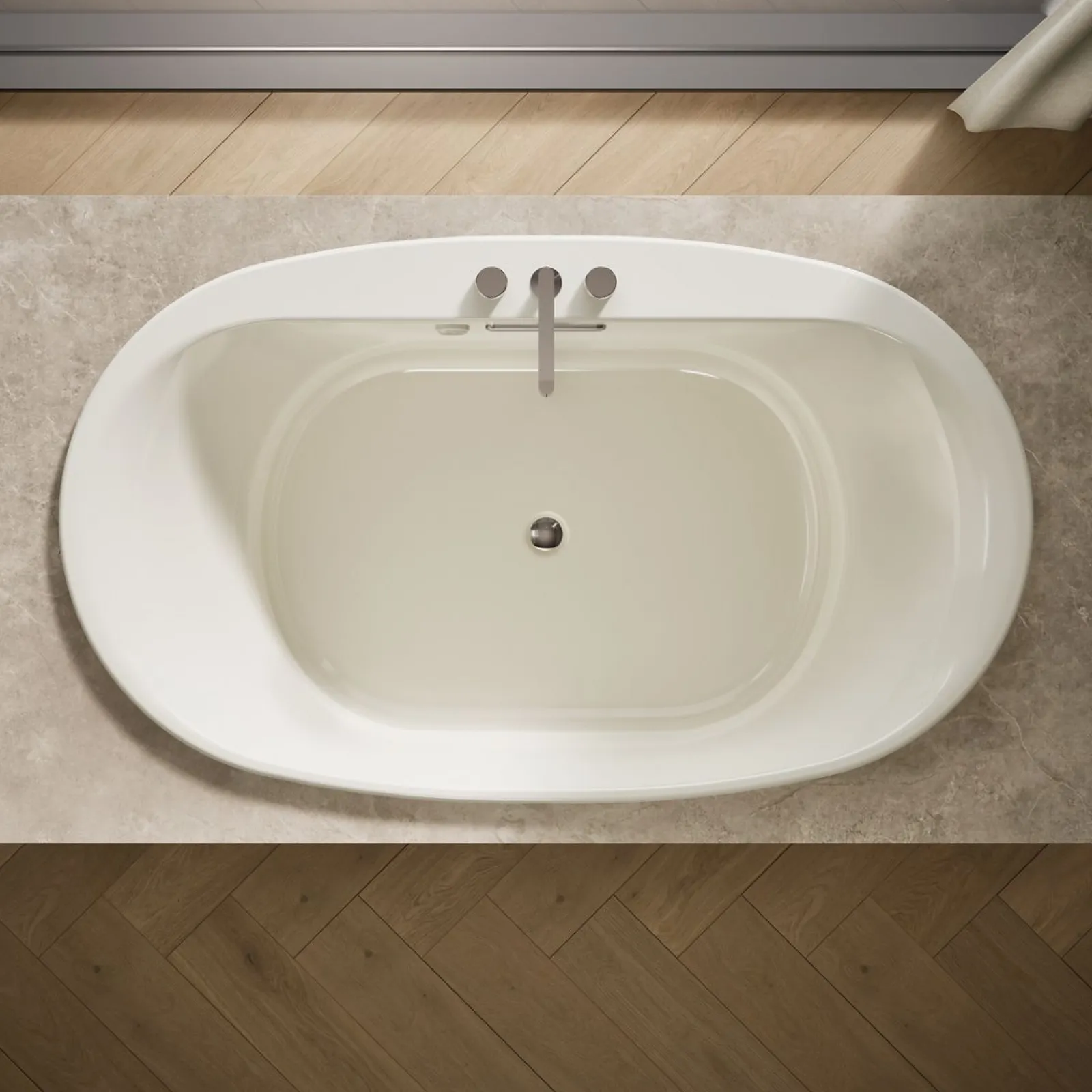 71-1/2" x 41-1/2" drop-in Heated BubbleMassage™^Kohler New