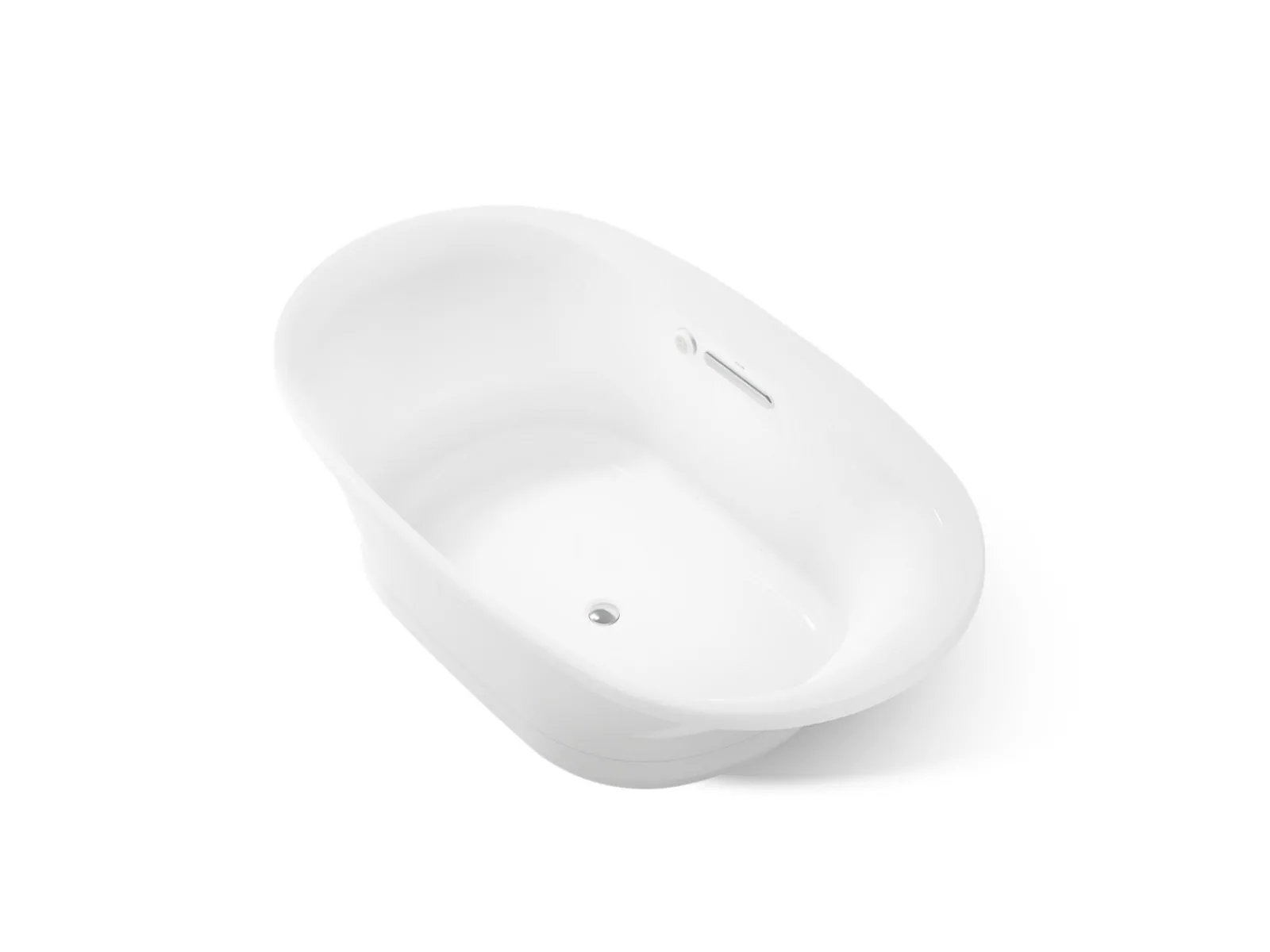71-1/2" x 41-1/2" drop-in Heated BubbleMassage™ air bath with Bask® heated surface^Kohler Online