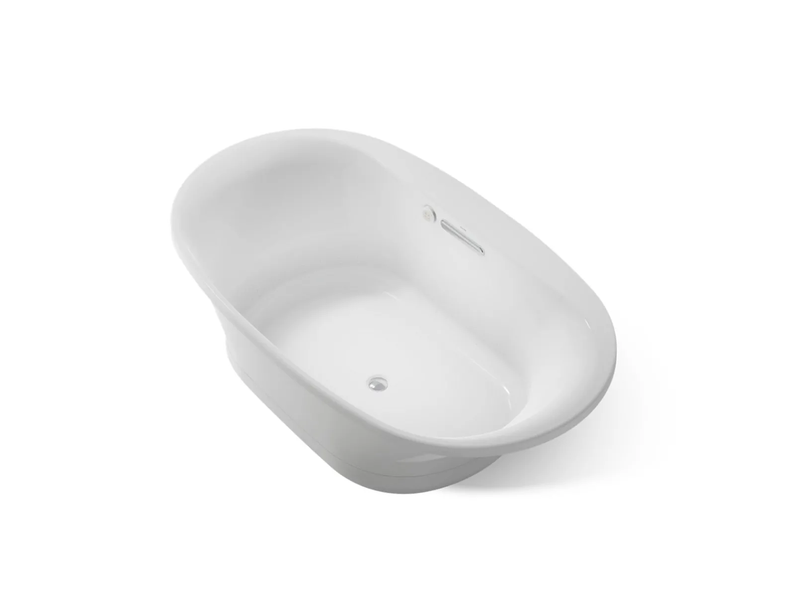 71-1/2" x 41-1/2" drop-in Heated BubbleMassage™ air bath with Bask® heated surface^Kohler Online