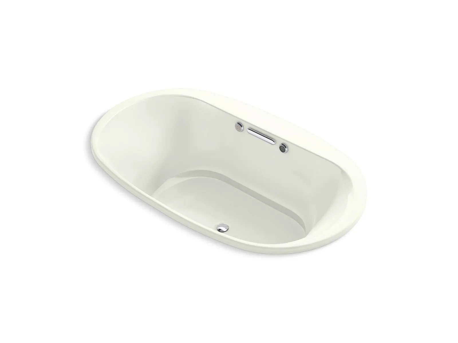 71-1/2" x 41-1/2" drop-in Heated BubbleMassage™ air bath with Bask® heated surface^Kohler Online